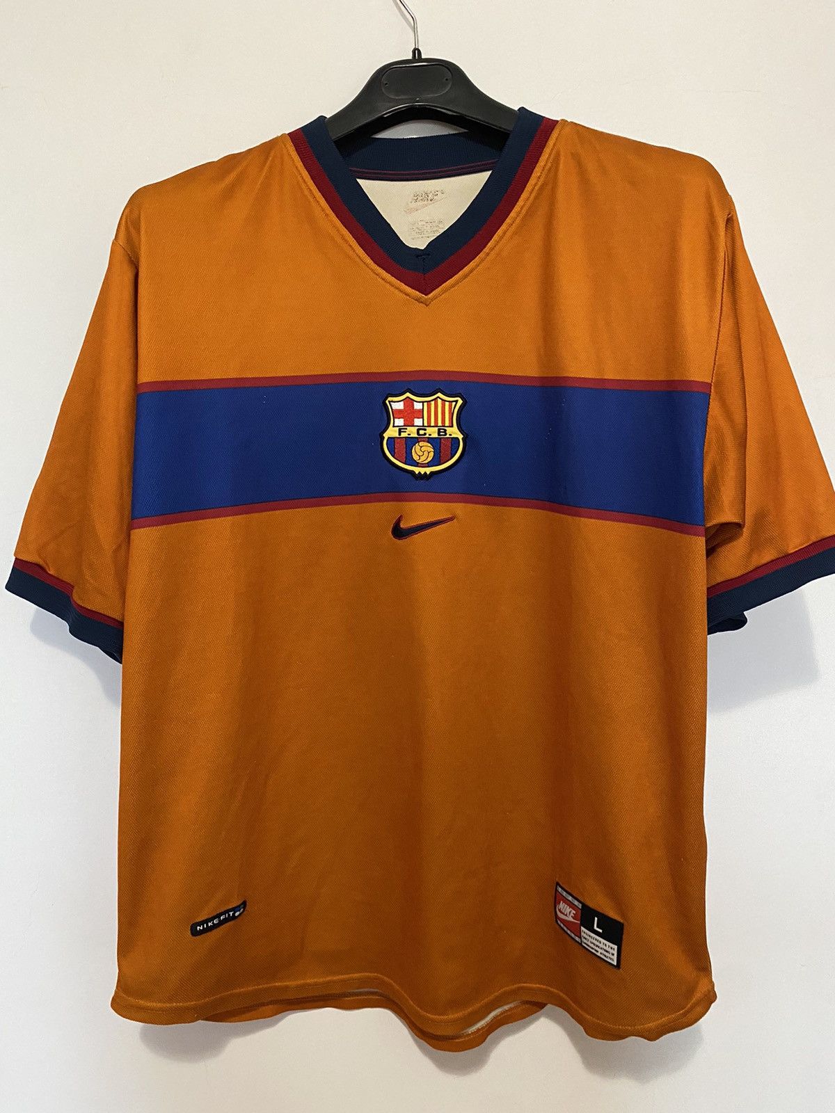Nike Camiseta barsa temporada 99/00 3º Equipación. Vintage Size US L / EU 52-54 / 3 - 1 Thumbnail
