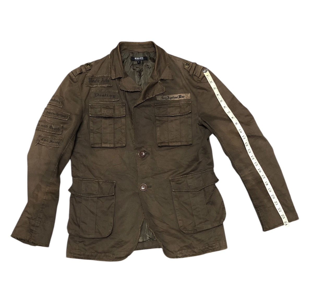 In The Attic × Japanese Brand In The Attic Punk Jacket Japanese Brand Size 38L - 5 Thumbnail