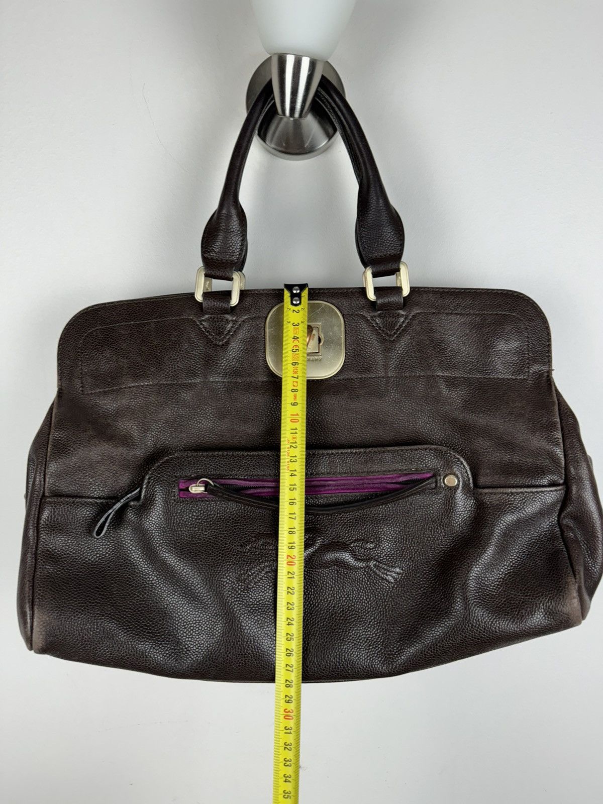 Leather × Longchamp Leather shoulder bag Longchamp Paris original luxury item Size ONE SIZE - 8 Thumbnail