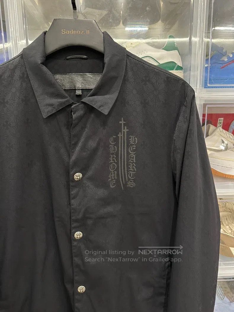 Chrome Hearts CHROME HEARTS Size M Sanskrit dark coach jacket Size US M / EU 48-50 / 2 - 2 Thumbnail