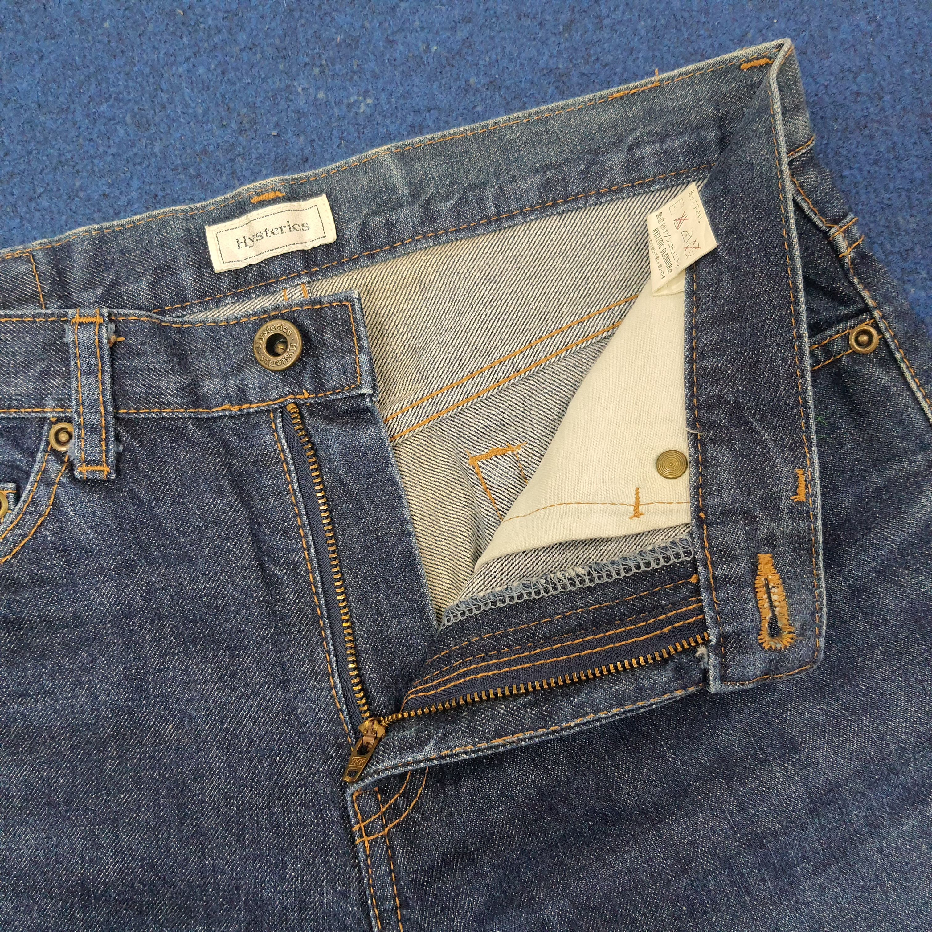 Hysteric Glamour Vintage Hysteric Glamour Raiders Custom Logo Jeans C244N5 Size US 28 / EU 44 - 6 Thumbnail