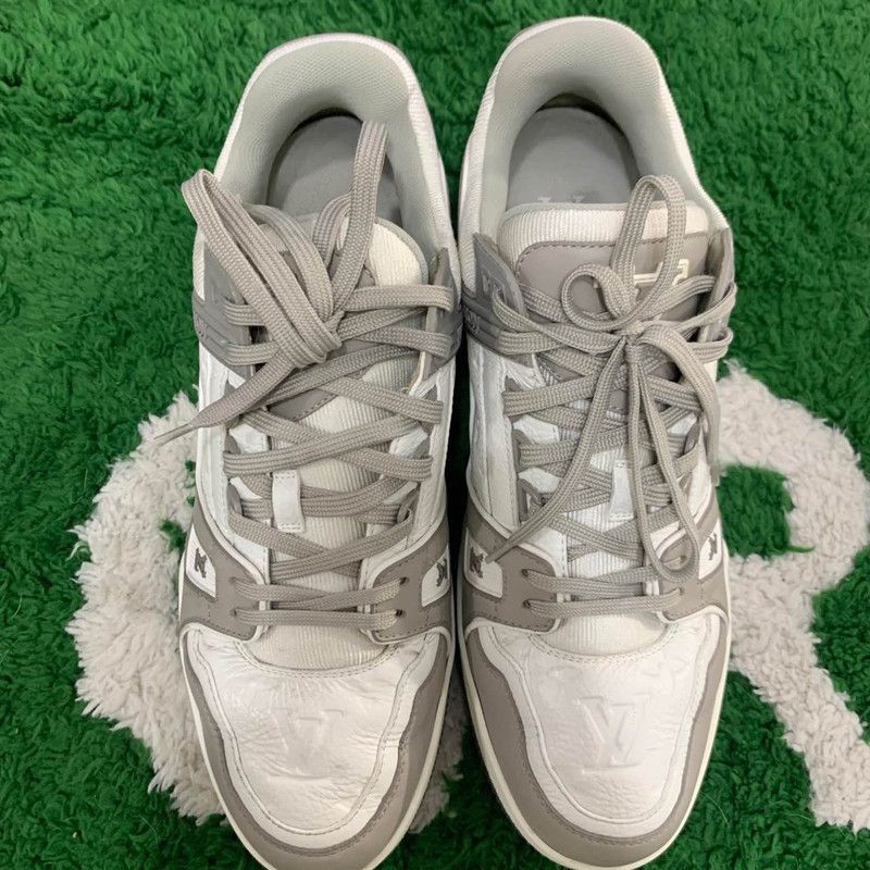 Louis Vuitton Louis Vuitton Trainer Classic Print Fashion Sneakers -2508 Size US 11.5 / IT 41.5 - 2 Thumbnail