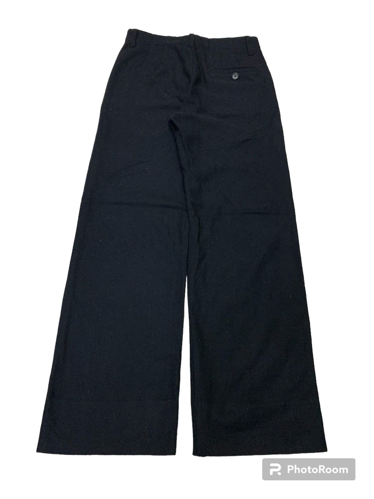 image of Archival Clothing x Dirk Bikkembergs Vintage Dirk Bikkembergs Wool Pant in Black, Men's (Size 28)