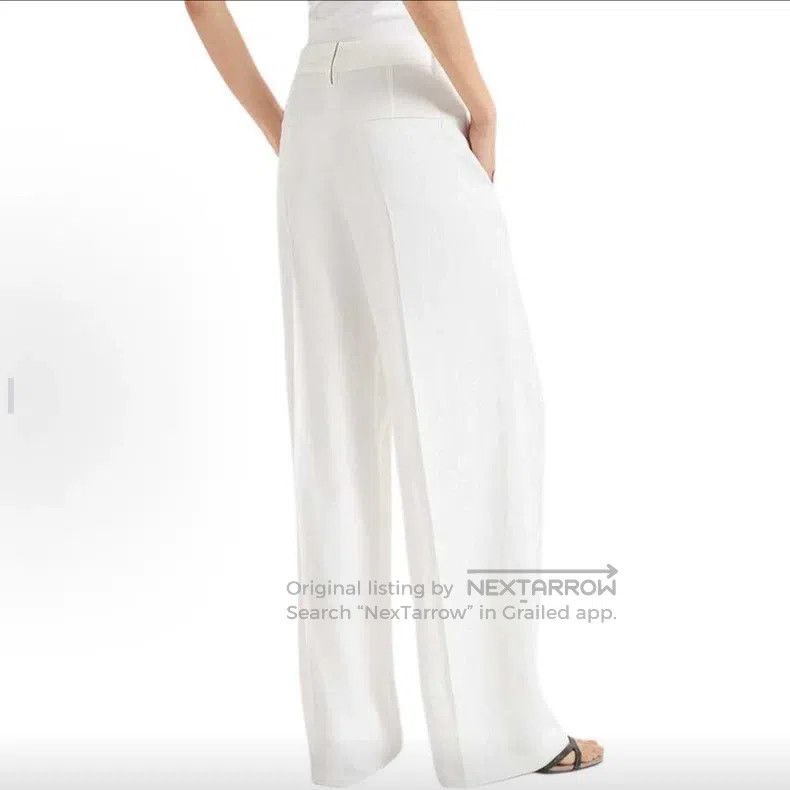Brunello Cucinelli Brunello Cucinelli Loose Straight Solid Color Casual Pants Size 28" / US 6 / IT 42 - 3 Thumbnail