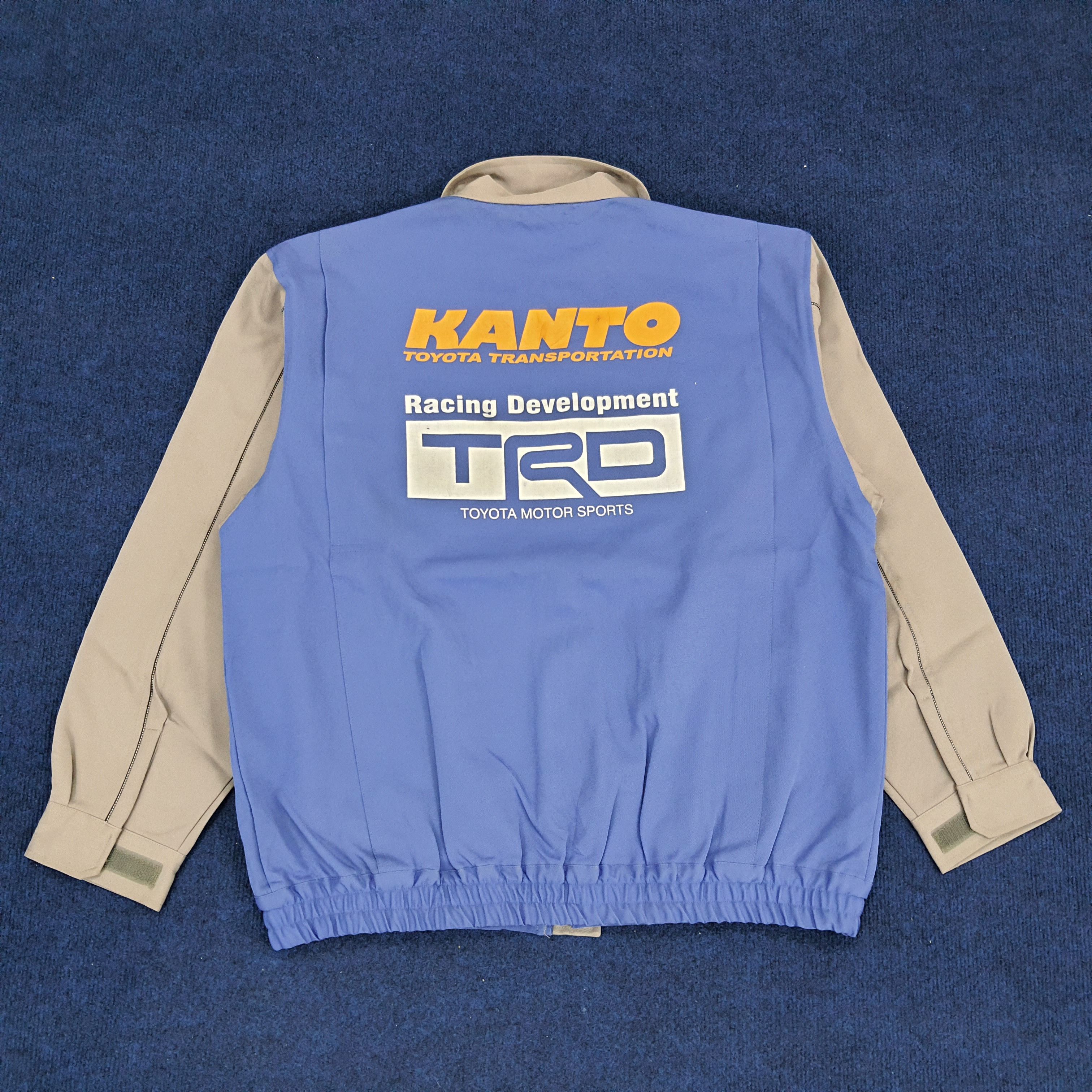 Japanese Brand × Vintage Vintage KANTO TRD Toyota Racing Team Jacket Size US L / EU 52-54 / 3 - 1 Thumbnail