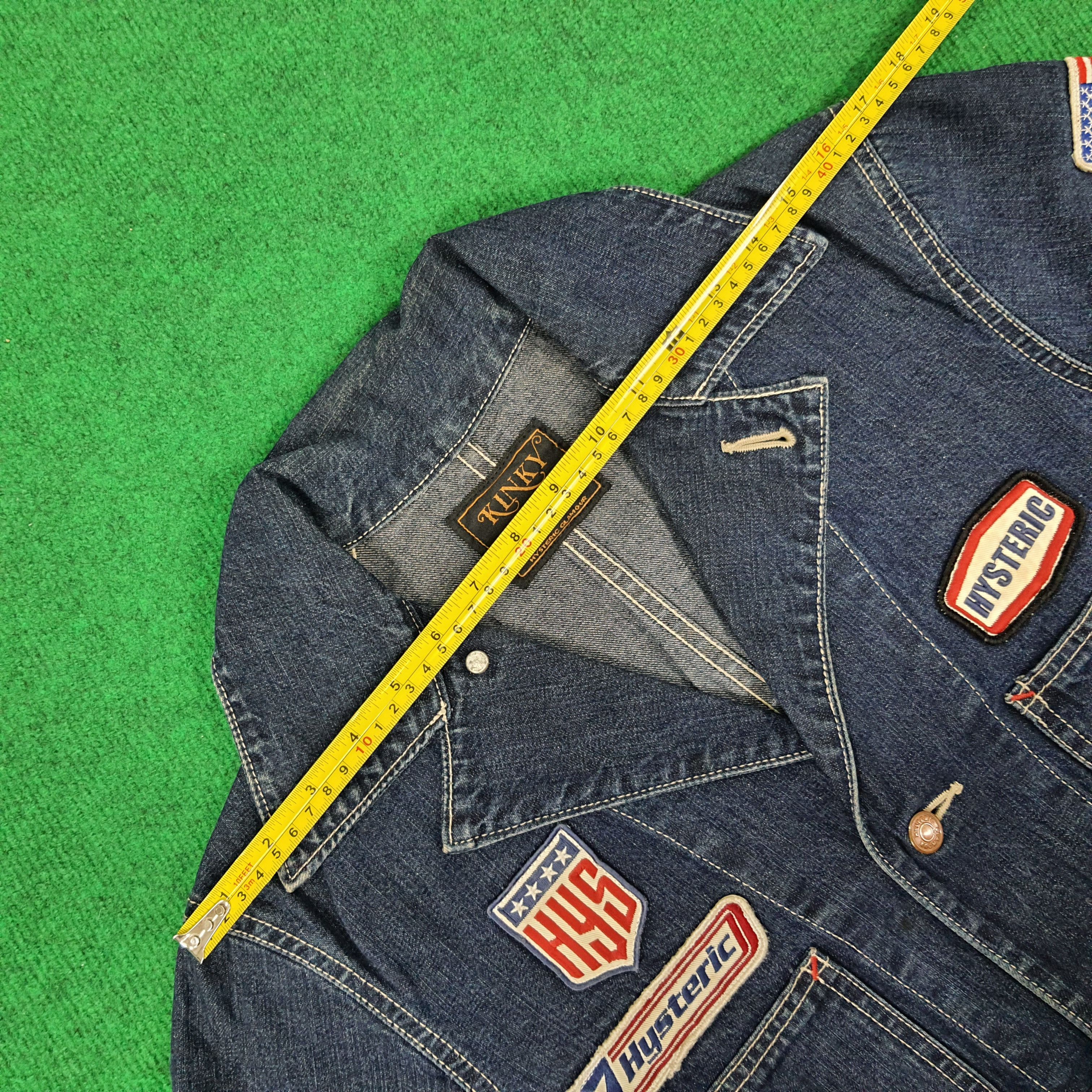 Hysteric Glamour × Japanese Brand Vintage Kinky by Hysteric Glamour Patches Denim Jacket Size US S / EU 44-46 / 1 - 9 Thumbnail