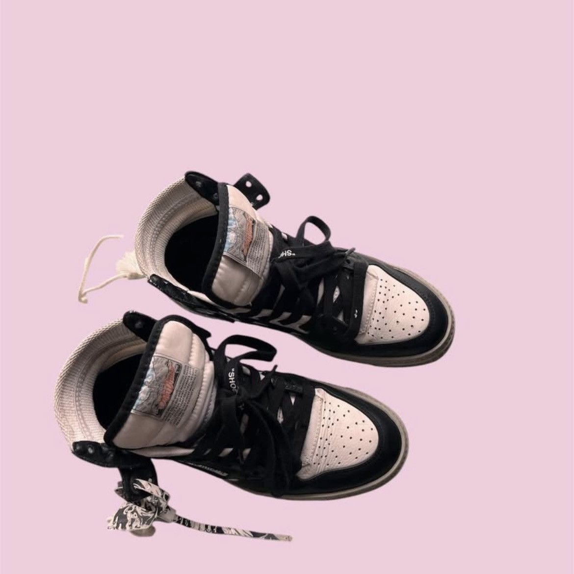 Off-White Off-White Court 3.0 Hightop Sneakers Size US 5 / IT 35 - 3 Thumbnail