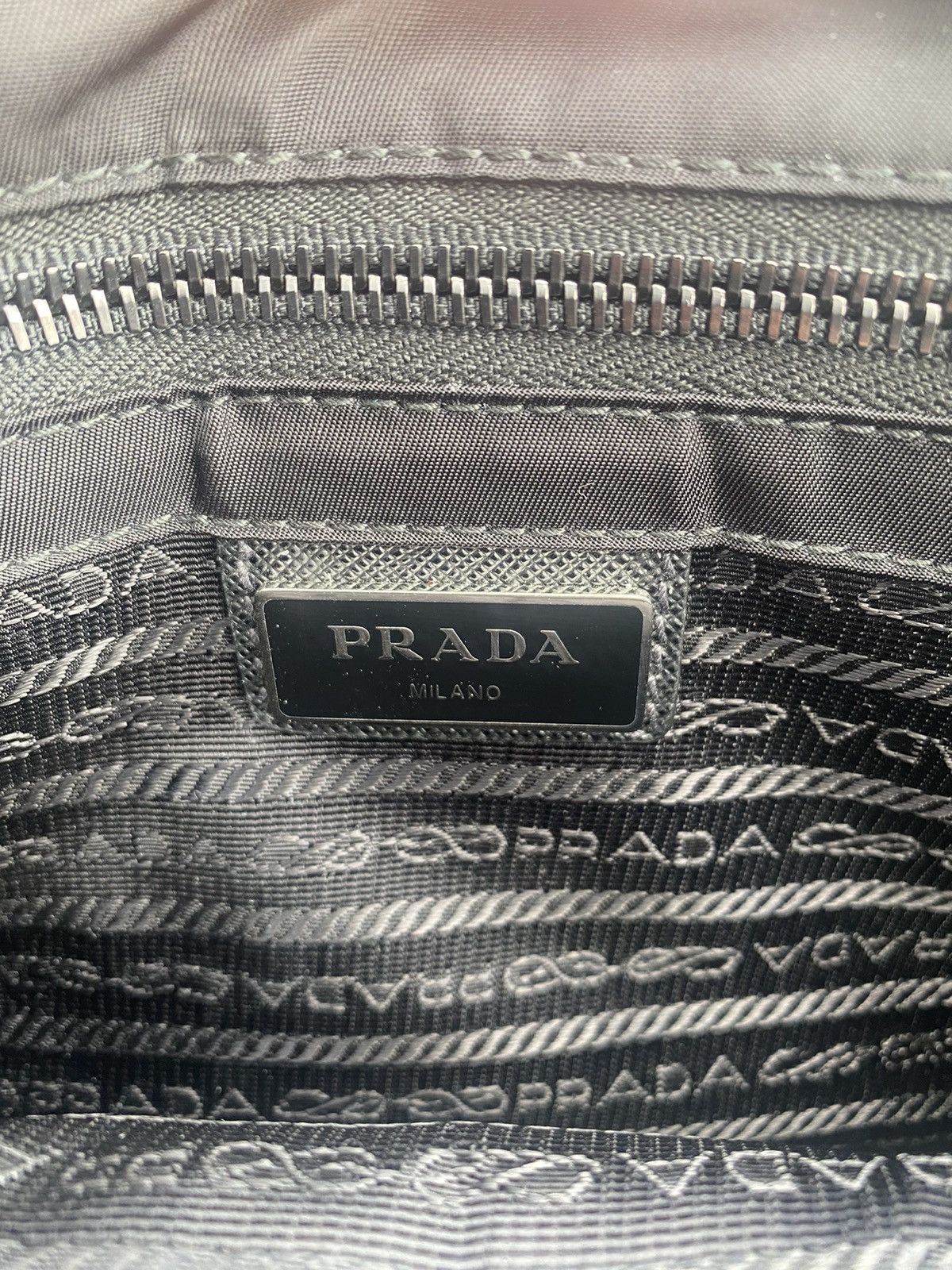 Prada PRADA Re-Nylon and Saffiano leather shoulder bag Size ONE SIZE - 18 Thumbnail