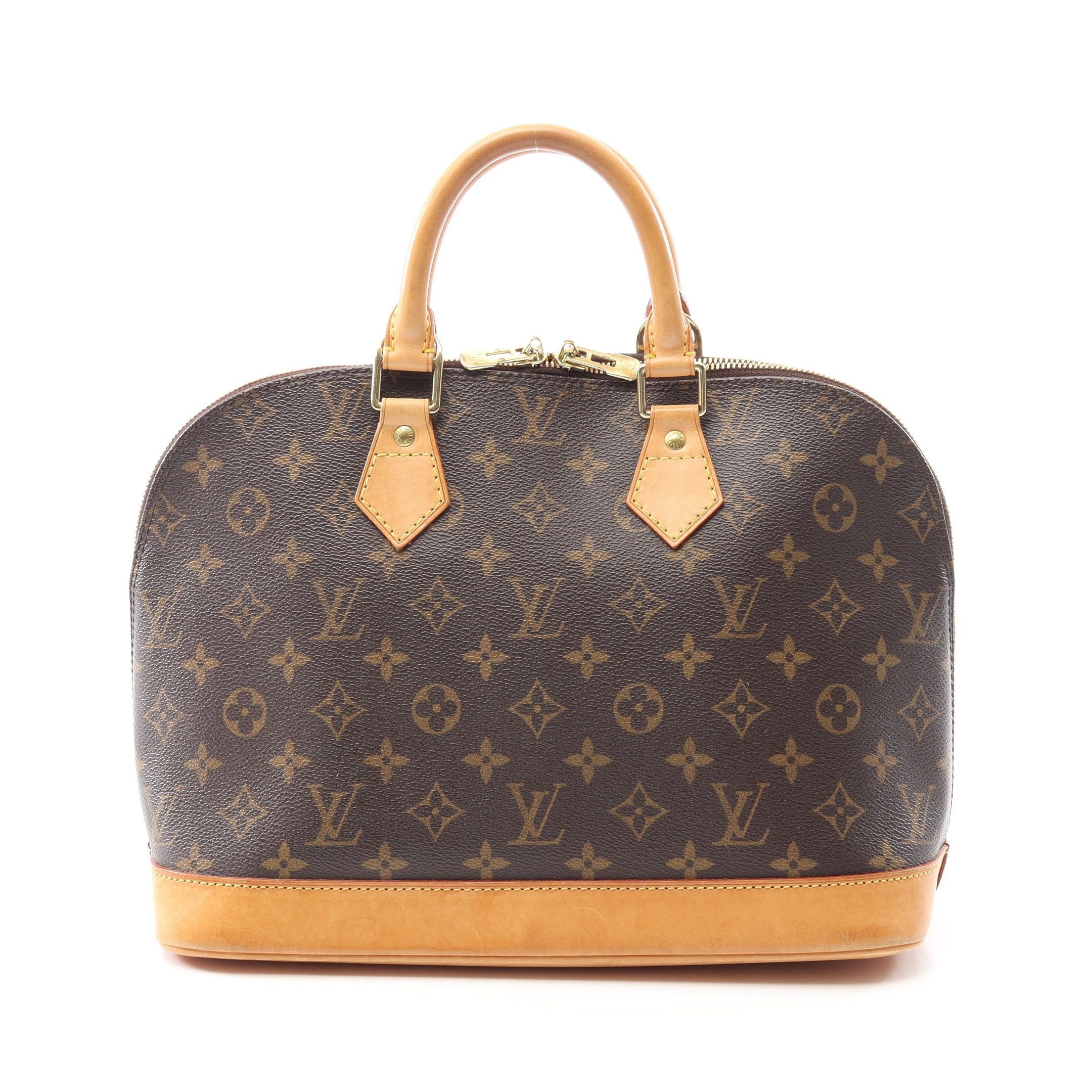 Louis Vuitton Louis Vuitton Alma Pm Monogram Handbag Leather Brown Size ONE SIZE - 1 Thumbnail