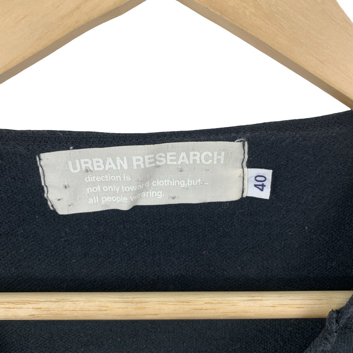 URBAN RESEARCH DOORS URBAN RESEARCH Black 3/4 Sleeve T-Shirt Size Japan Size M / US 6-8 / IT 42-44 - 7 Thumbnail