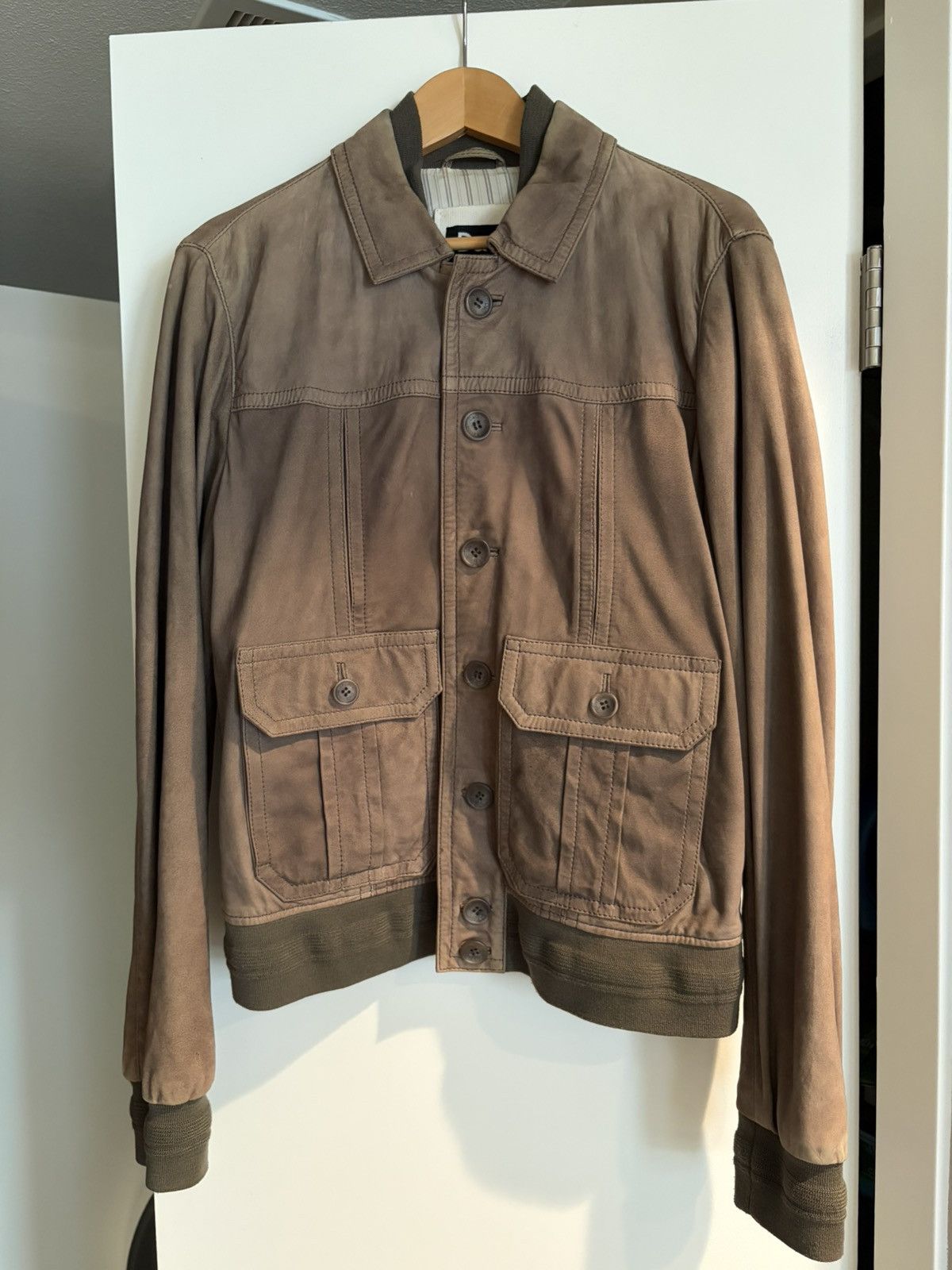 Dolce & Gabbana Vintage D&G thin suede jacket fits like S Size US S / EU 44-46 / 1 - 1 Thumbnail
