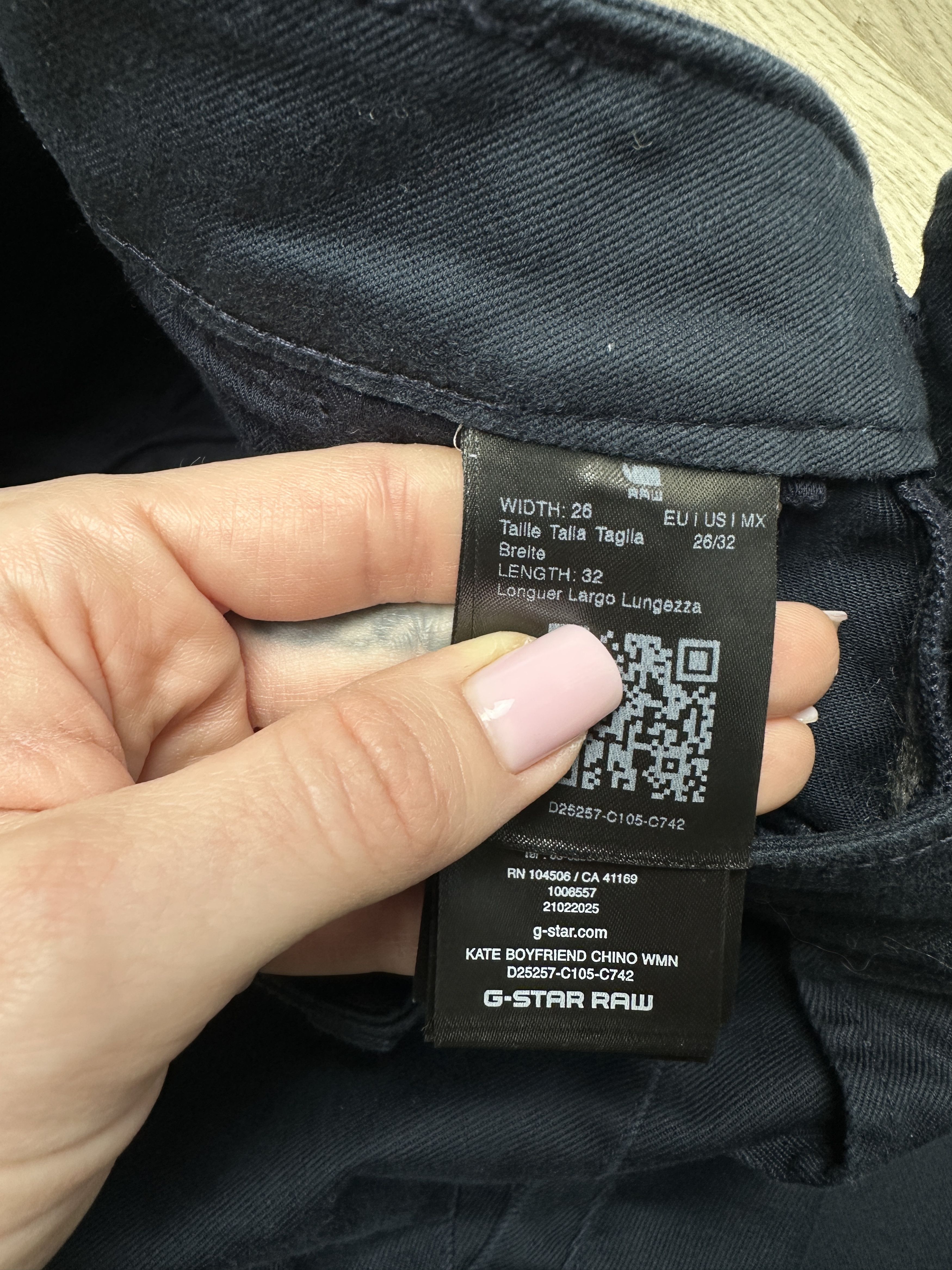 G-Star G Star Raw Womens Kate Boyfriend Chino Pants Size US 26 / EU 42 - 5 Thumbnail