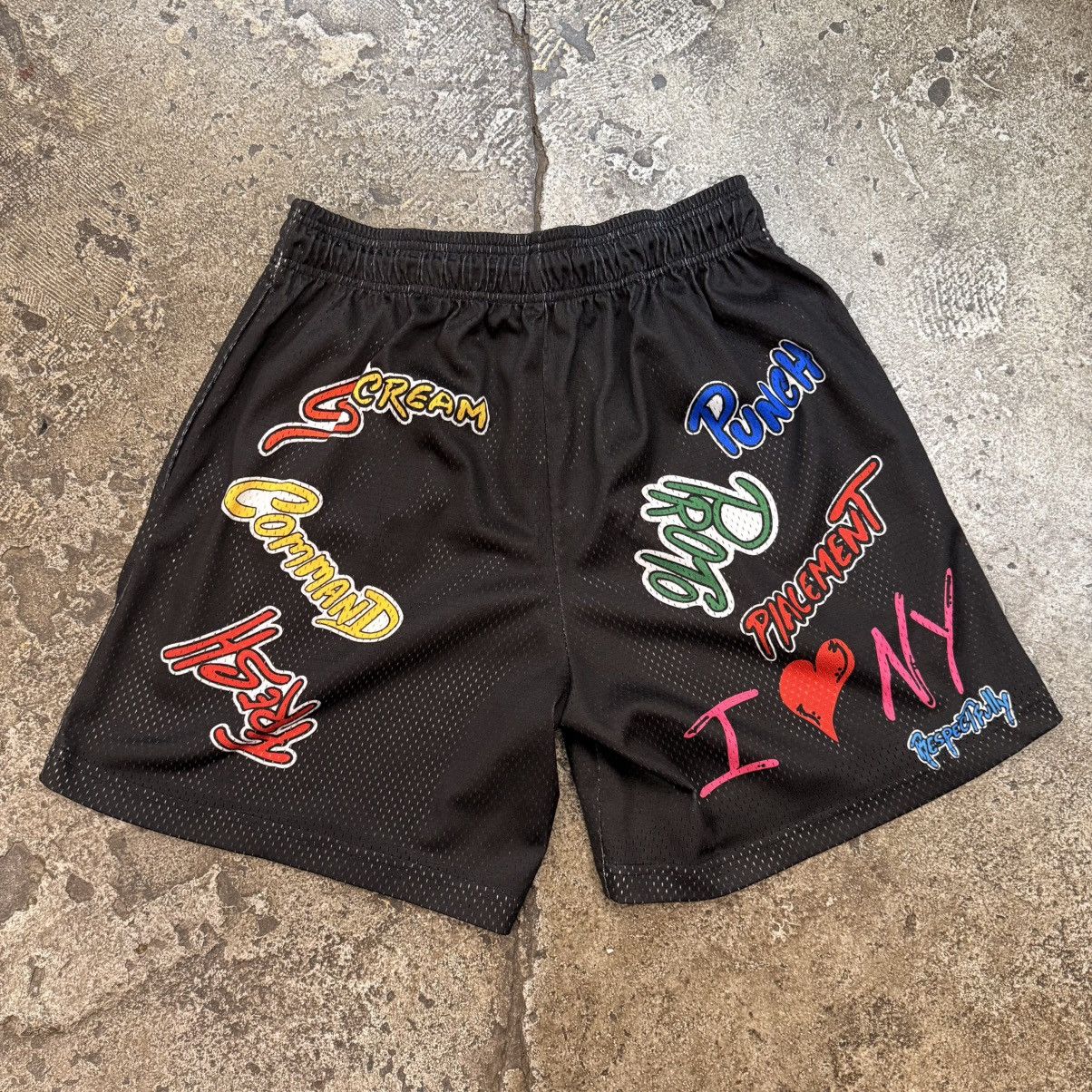 Matty Boy Matty Boy Eric Emmanuel All Over Print Mesh Shorts Size US 30 / EU 46 - 2 Thumbnail