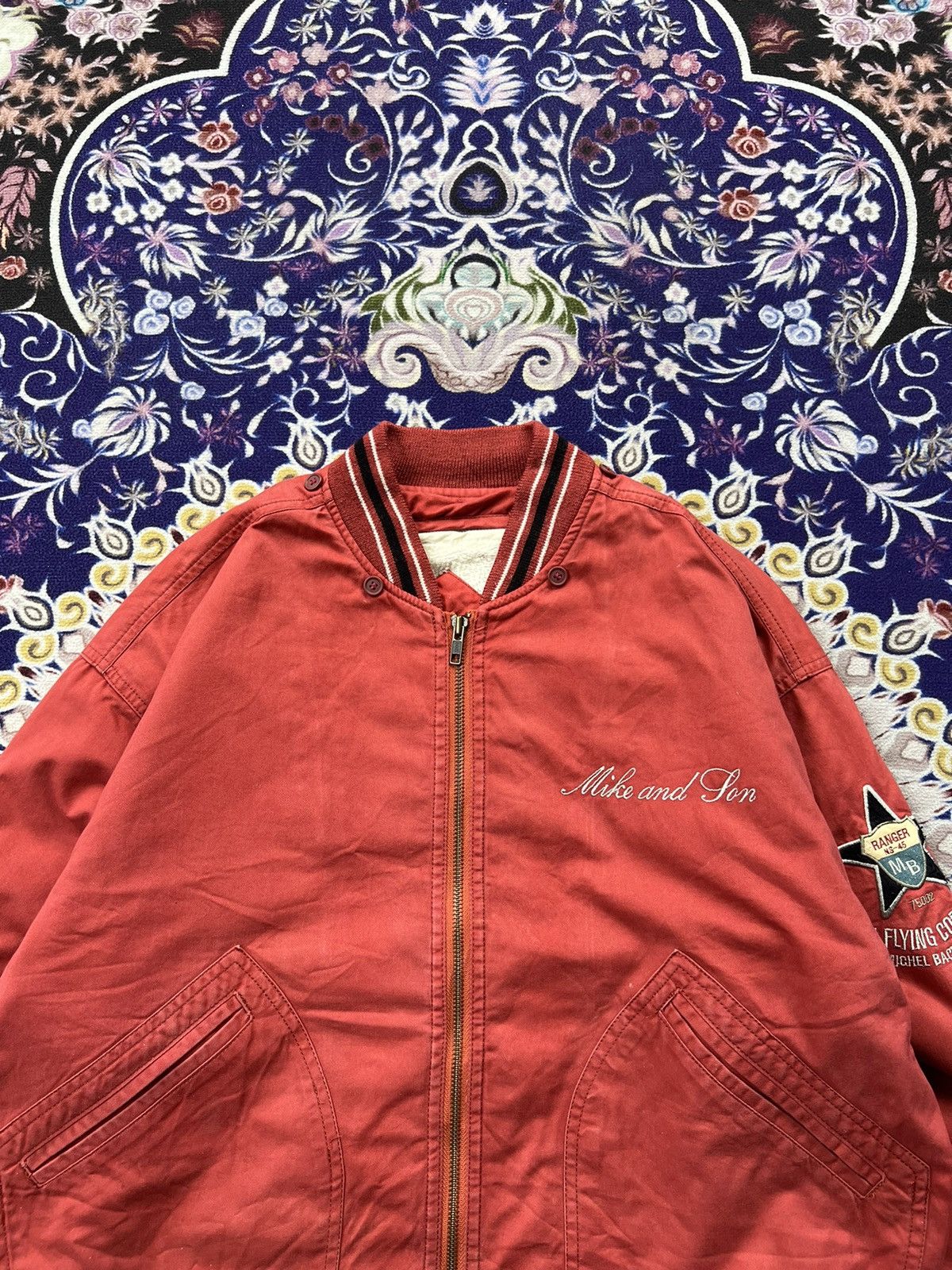 Other Michel Bachoz Paris Forest Ranger Flying Corps Bomber Jacket Size US L / EU 52-54 / 3 - 6 Thumbnail
