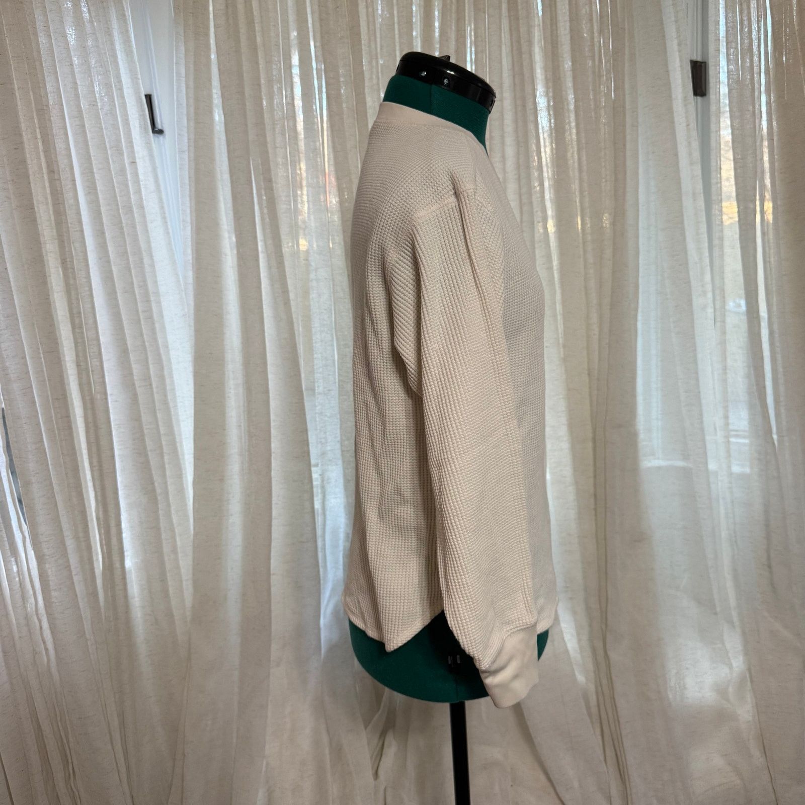 Uniqlo Uniqlo Waffle Long Sleeve Top | Sz XS Size XS / US 0-2 / IT 36-38 - 4 Thumbnail