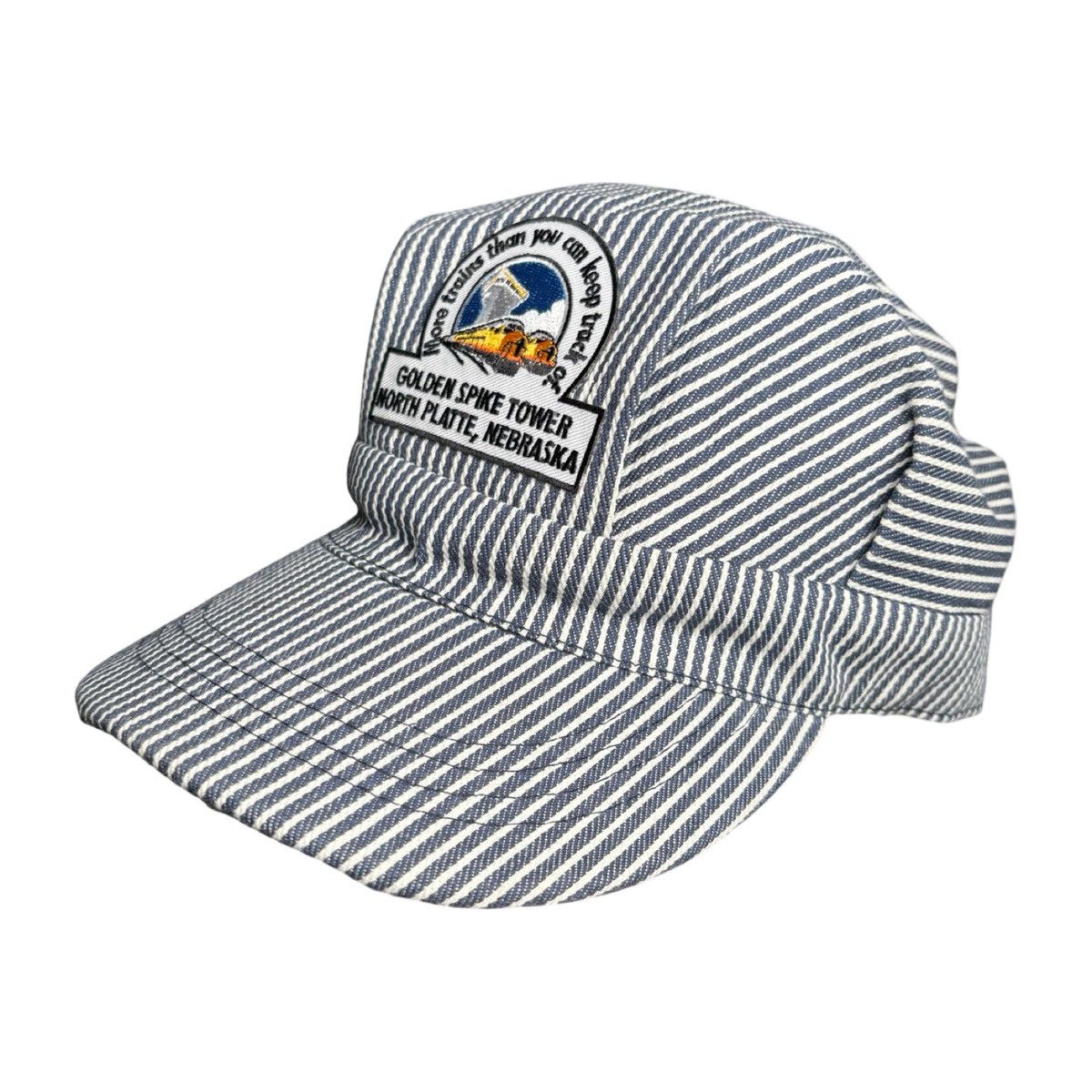 Other Vintage Hickory Stripe Engineer Conductor SnapBack Hat Size ONE SIZE - 1 Thumbnail