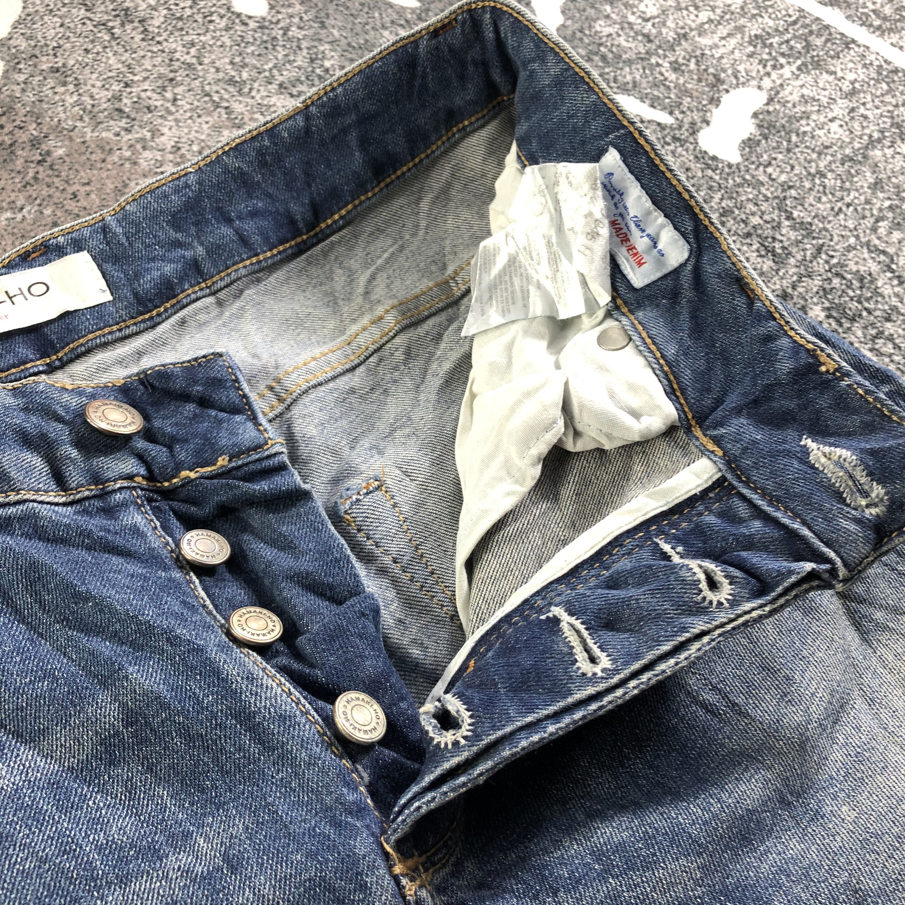 HAMAKI-HO Hamaki-Ho Distressed Jeans Skinny Denim KJ3111 Size US 32 / EU 48 - 7 Thumbnail