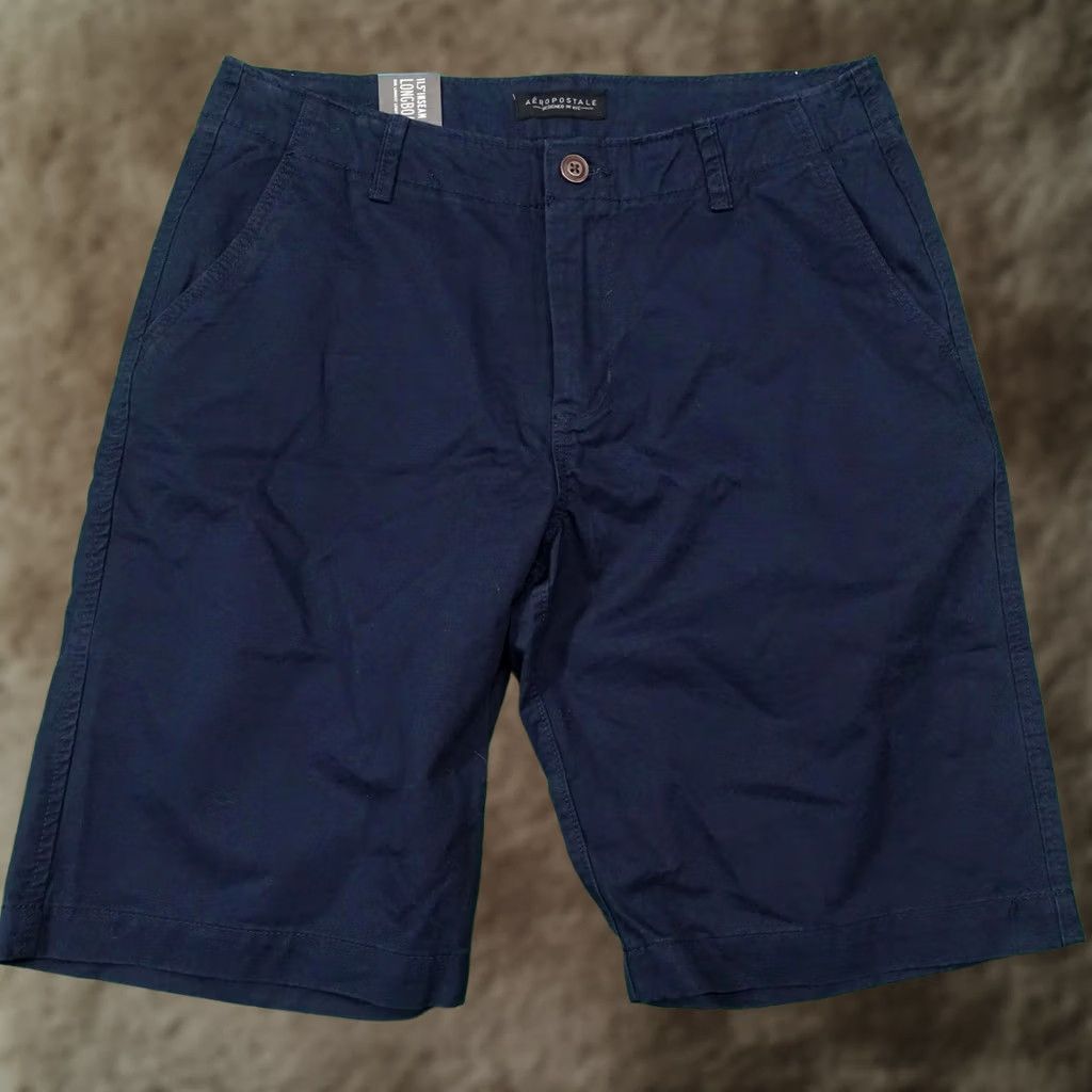 Vintage Aeropostale Shorts Mens 32 Blue Chino Pockets Longboard 11 Inseam Size US 32 / EU 48 - 1 Thumbnail