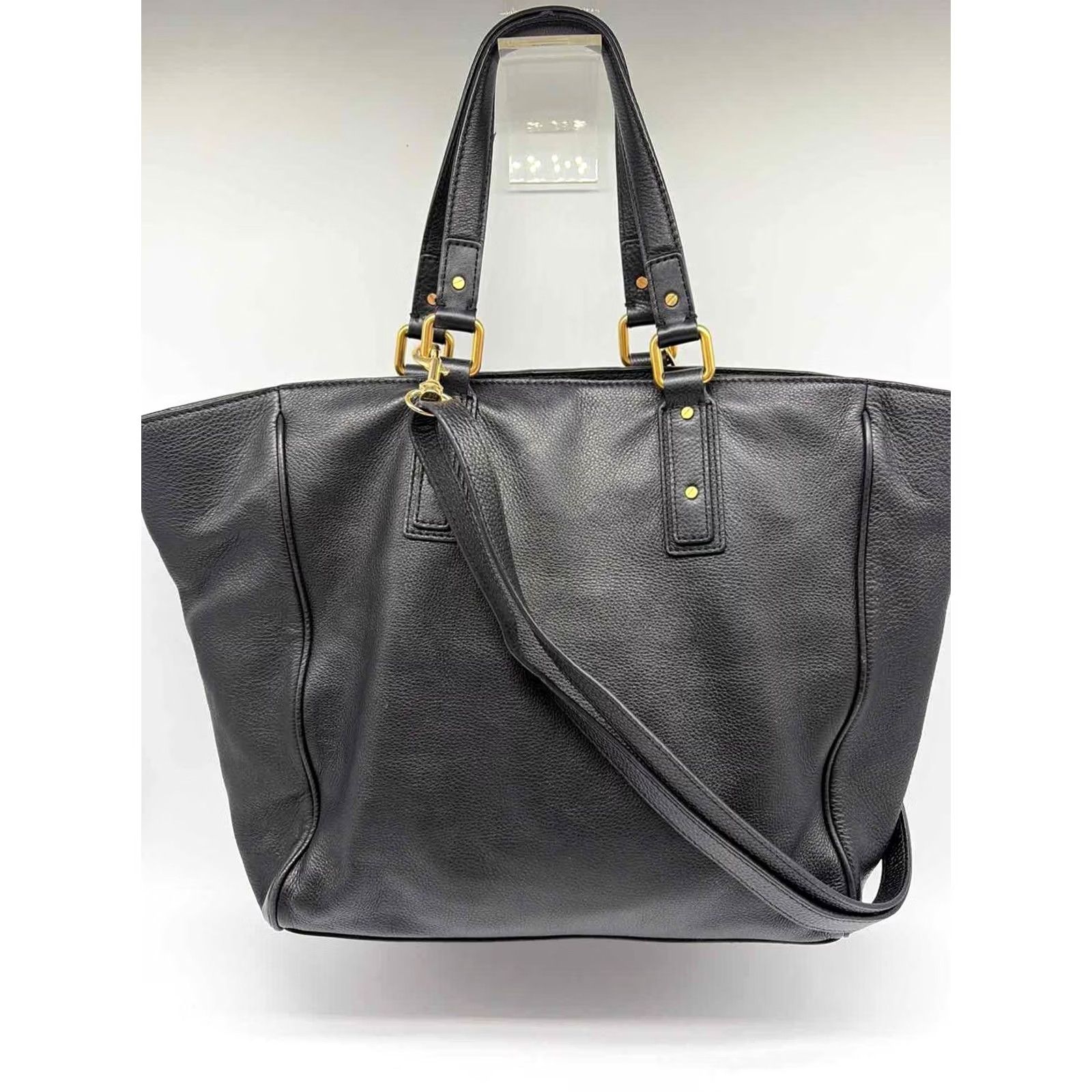 Marc by Marc Jacobs Marc By Marc Jacobs Black Pebbled Tote Bag Size ONE SIZE - 2 Thumbnail