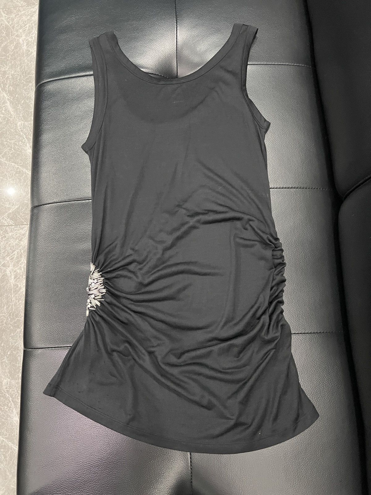 Moschino Moschino Side Rhinestone Detail Tank Dress Size M / US 6-8 / IT 42-44 - 2 Thumbnail