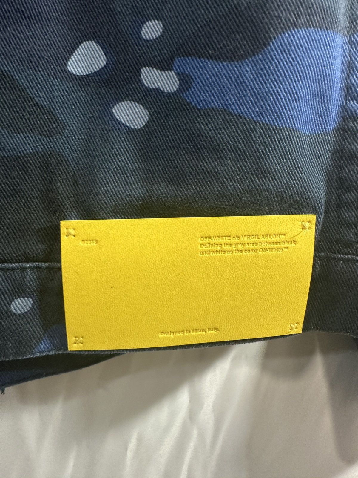 Off-White OFF WHITE BLUE CAMO DENIM JACKET Size US M / EU 48-50 / 2 - 11 Thumbnail