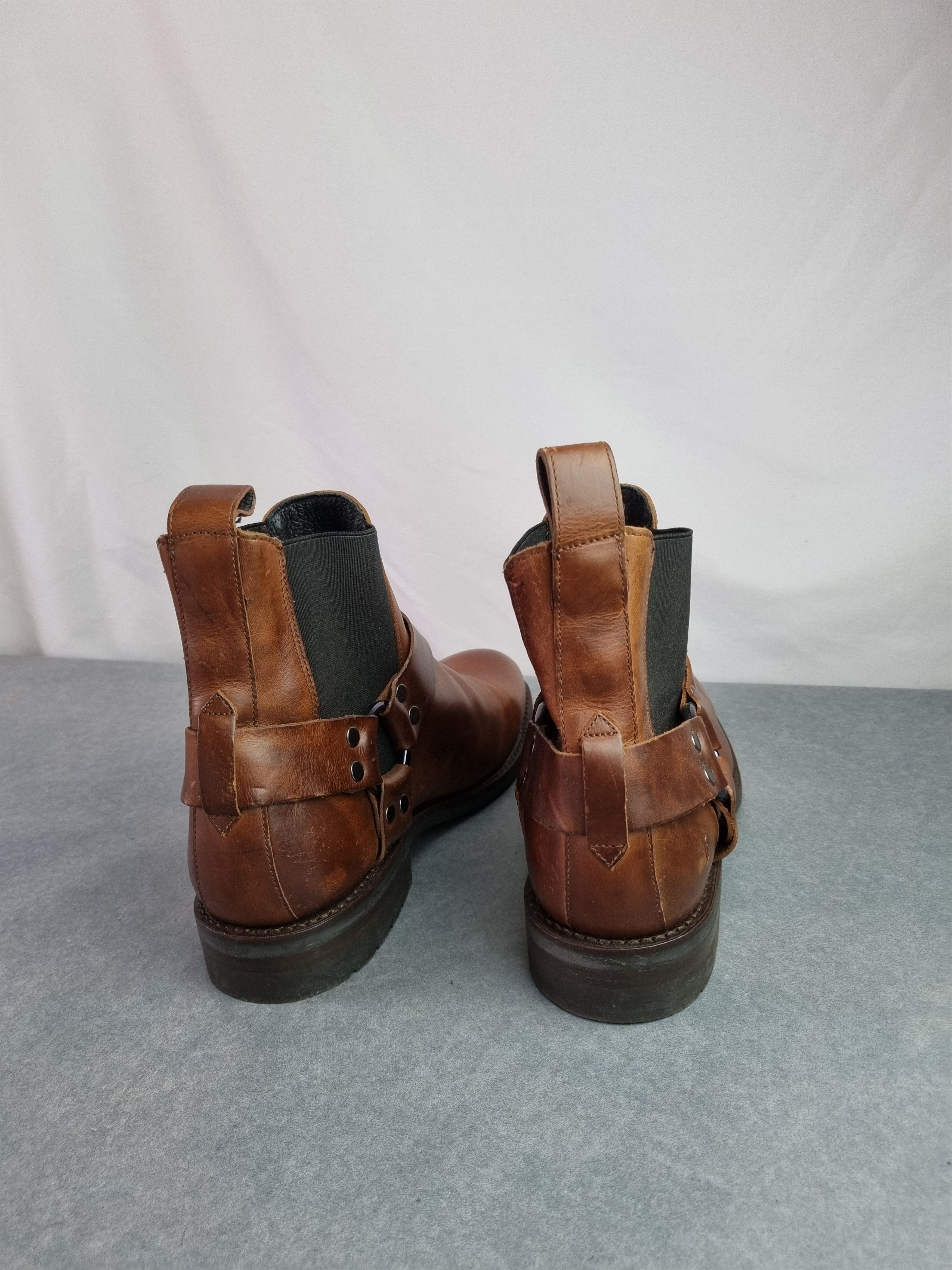 Frye × Vibram Frye Mexican Cowboy Leather Vibram Resist-Oil Boots Size US 9.5 / EU 42-43 - 6 Thumbnail