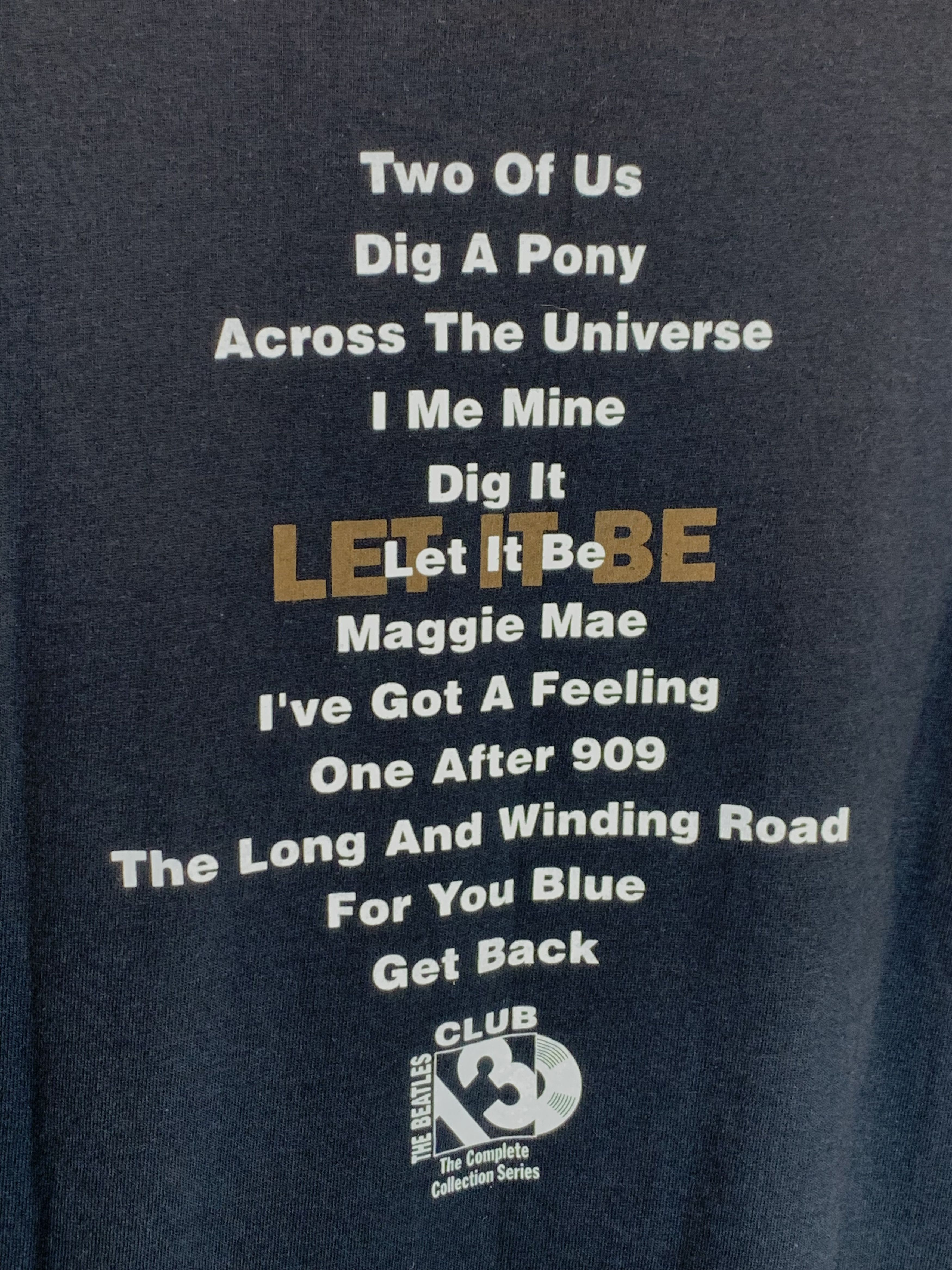 Band Tees RARE Vintage 90s The Beatles Let It Be Single Stitch T-Shirt Size US XL / EU 56 / 4 - 4 Thumbnail