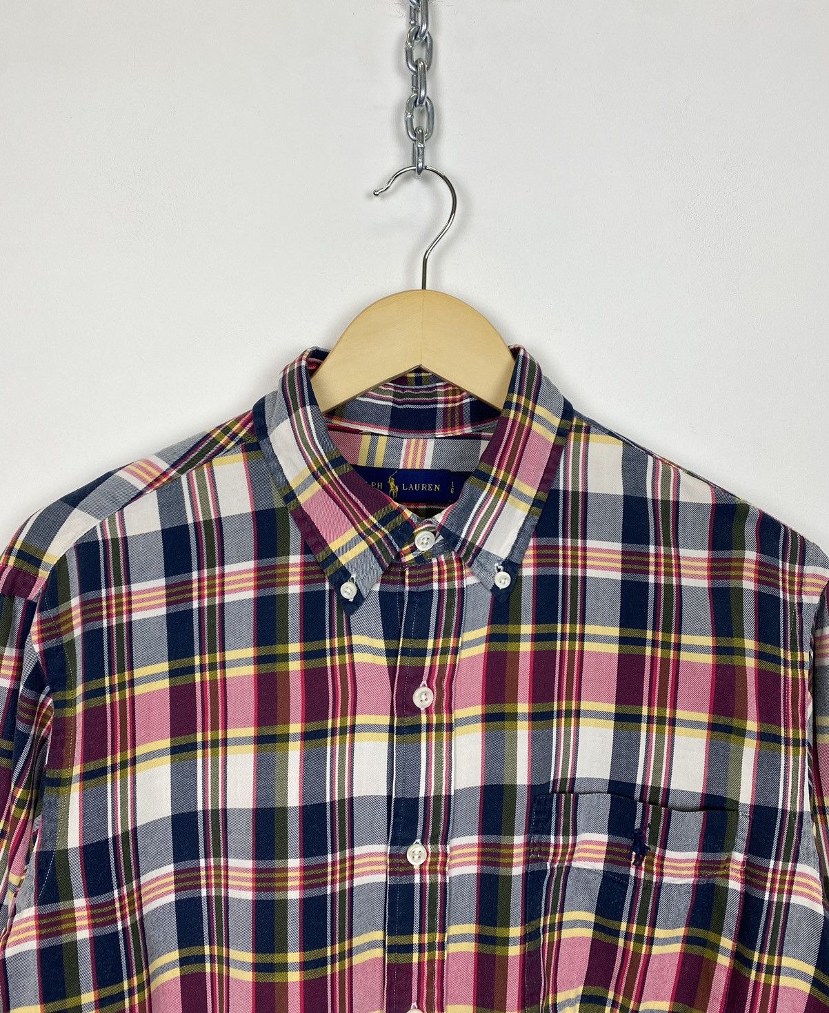Polo Ralph Lauren RL Ralph Lauren Y2K Plaid Shirt Buttons-Up Long Sleeve 90’s Size US L / EU 52-54 / 3 - 2 Thumbnail