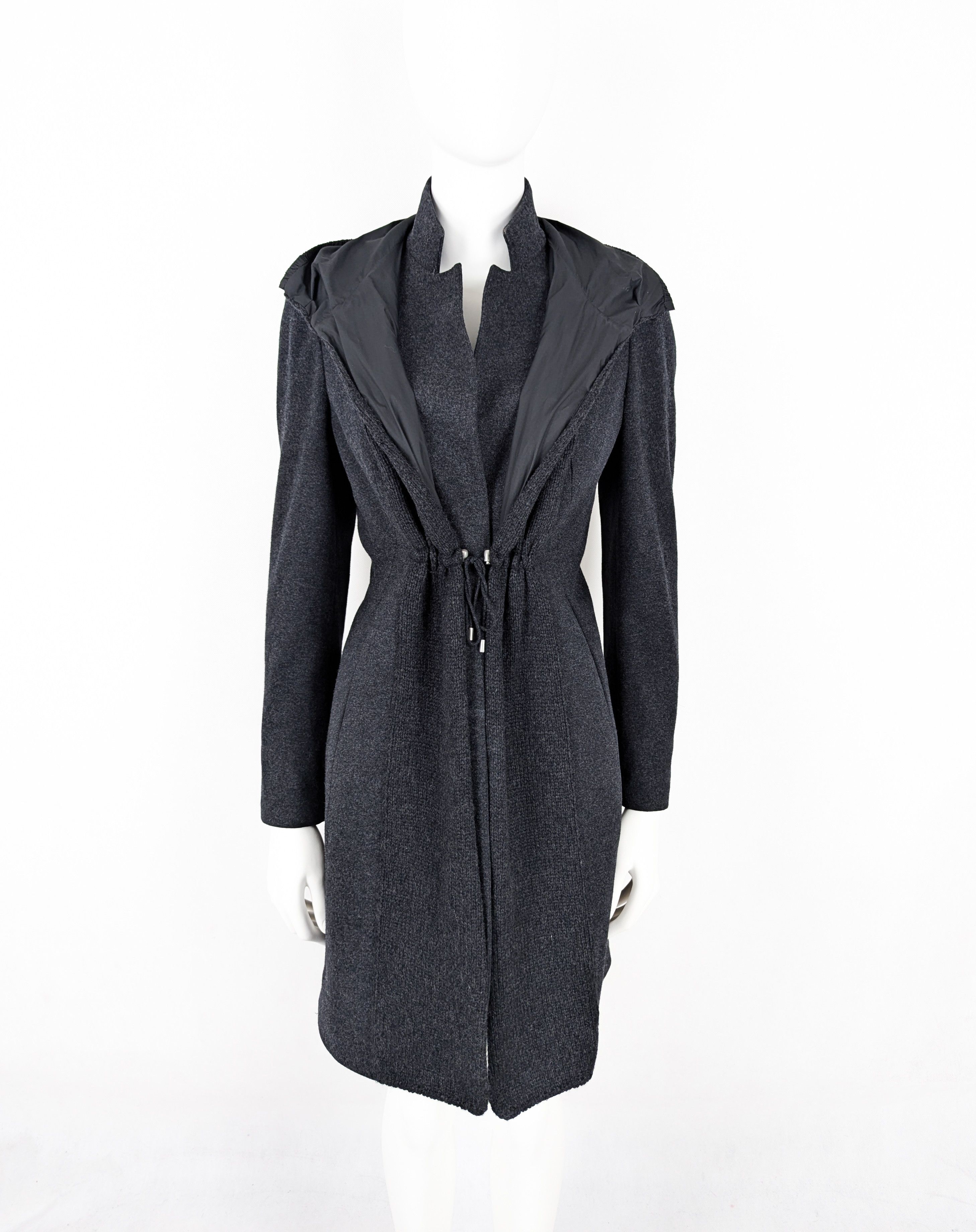 Brunello Cucinelli Brunello Cucinelli wool cashmere silk coat Size L / US 10 / IT 46 - 2 Thumbnail