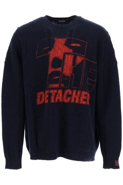 Raf Simons Raf Simons AW22-23 Detached Oversized Merino Wool Sweater Size US M / EU 48-50 / 2 - 2 Thumbnail