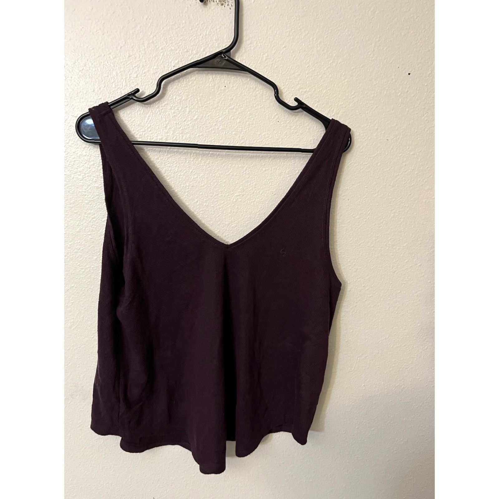 Victoria's Secret Victoria's Secret Tank Top Maroon Women’s Size M Short Sleeve Sleeveless Ribbed PINK Casual Basic Cotton Polyester Shirt Womens Size M / US 6-8 / IT 42-44 - 2 Thumbnail