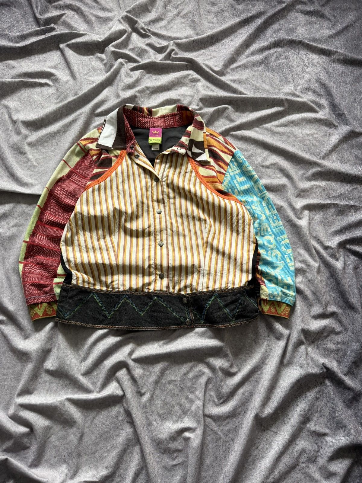 Other Save The Queen Patterned Blouse Size XL Size XL / US 12-14 / IT 48-50 - 2 Thumbnail
