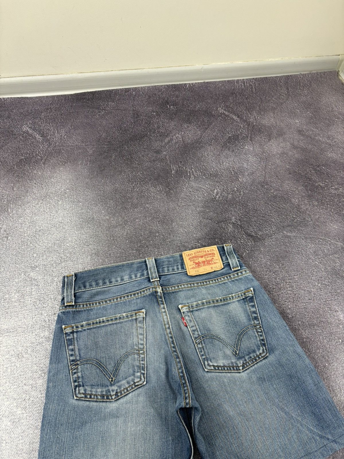 Levi's Vintage Levi’s 512 Faded Blue American Hype Denim Shorts Size US 30 / EU 46 - 4 Thumbnail