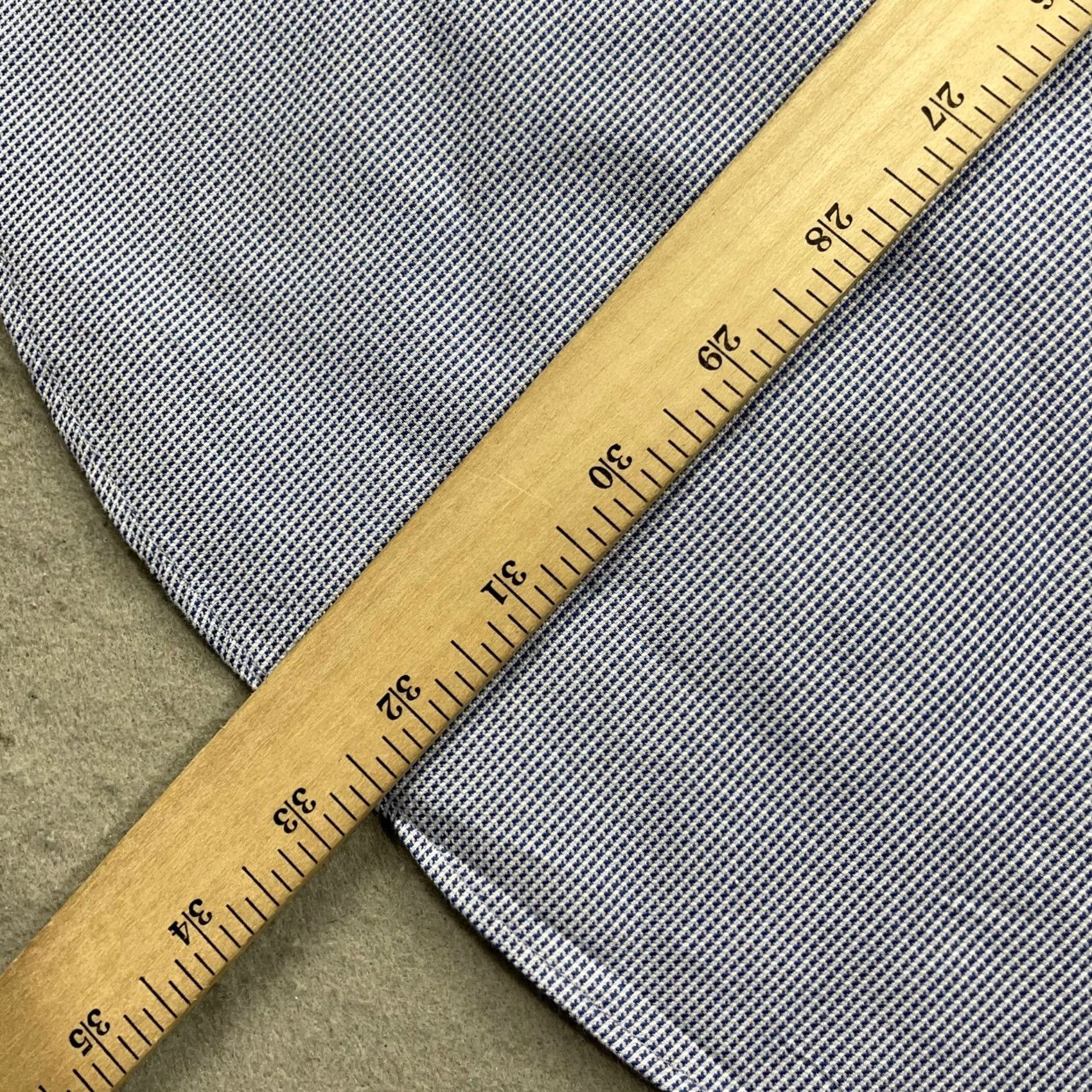 Brooks Brothers VINTAGE Brooks Brothers Dress Shirt Mens 16.5 Blue Check Classic Made USA Makers Shirt Size 46R - 8 Thumbnail