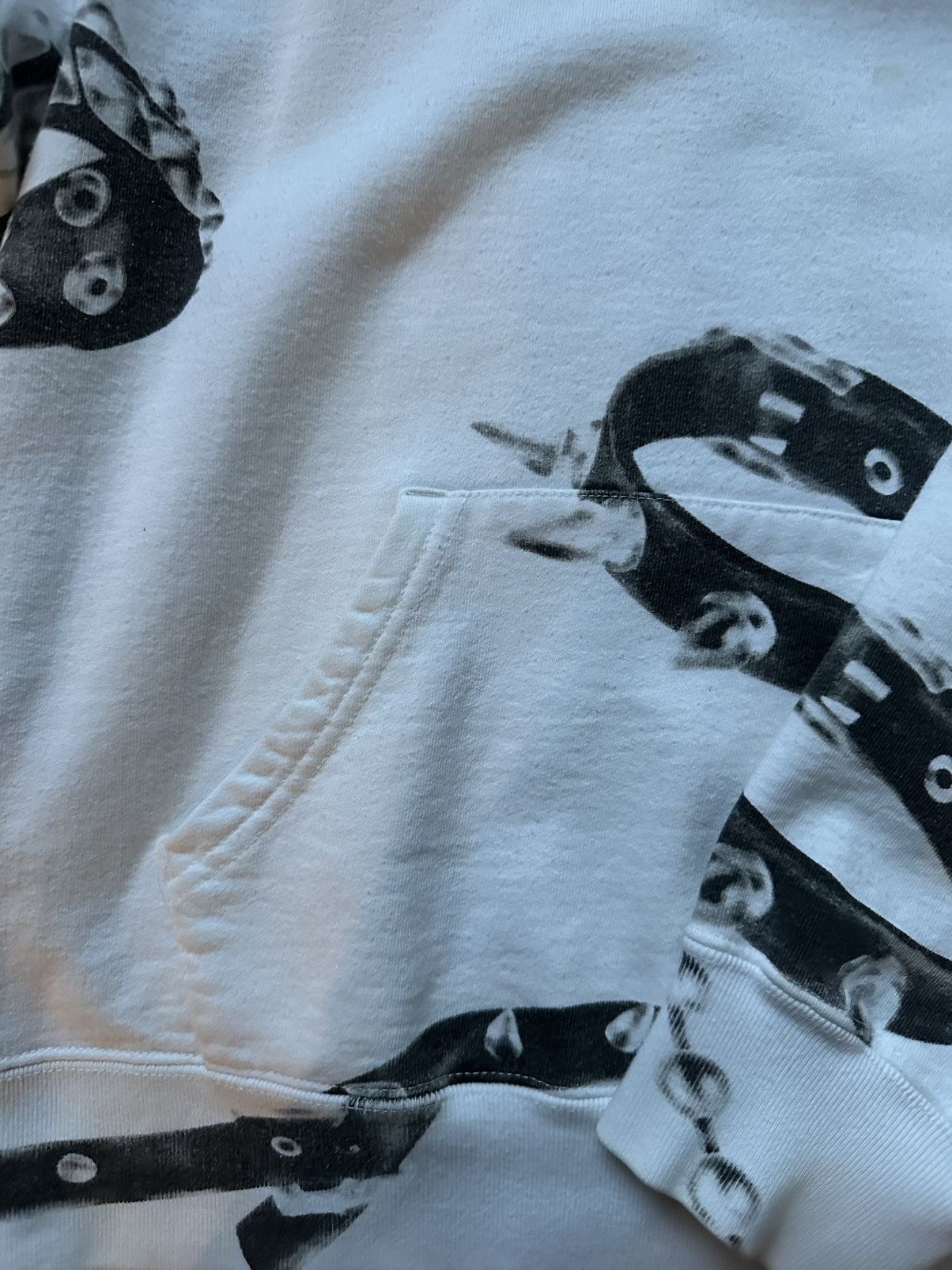 Supreme Supreme Studded Collar Hoodie White FW20 Size US S / EU 44-46 / 1 - 3 Thumbnail