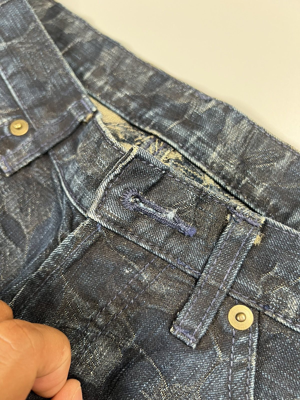 Issey Miyake Issey Miyake F/W 06 Jacquard Weave Floral Jeans Size US 28 / EU 44 - 7 Thumbnail