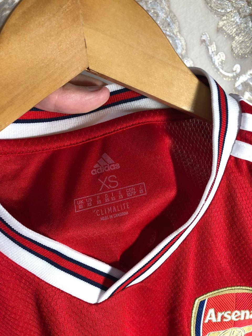 Adidas VINTAGE ADIDAS FC ARSENAL LONDON ENGLAND SOCCER JERSEY RETRO Size US XS / EU 42 / 0 - 5 Thumbnail