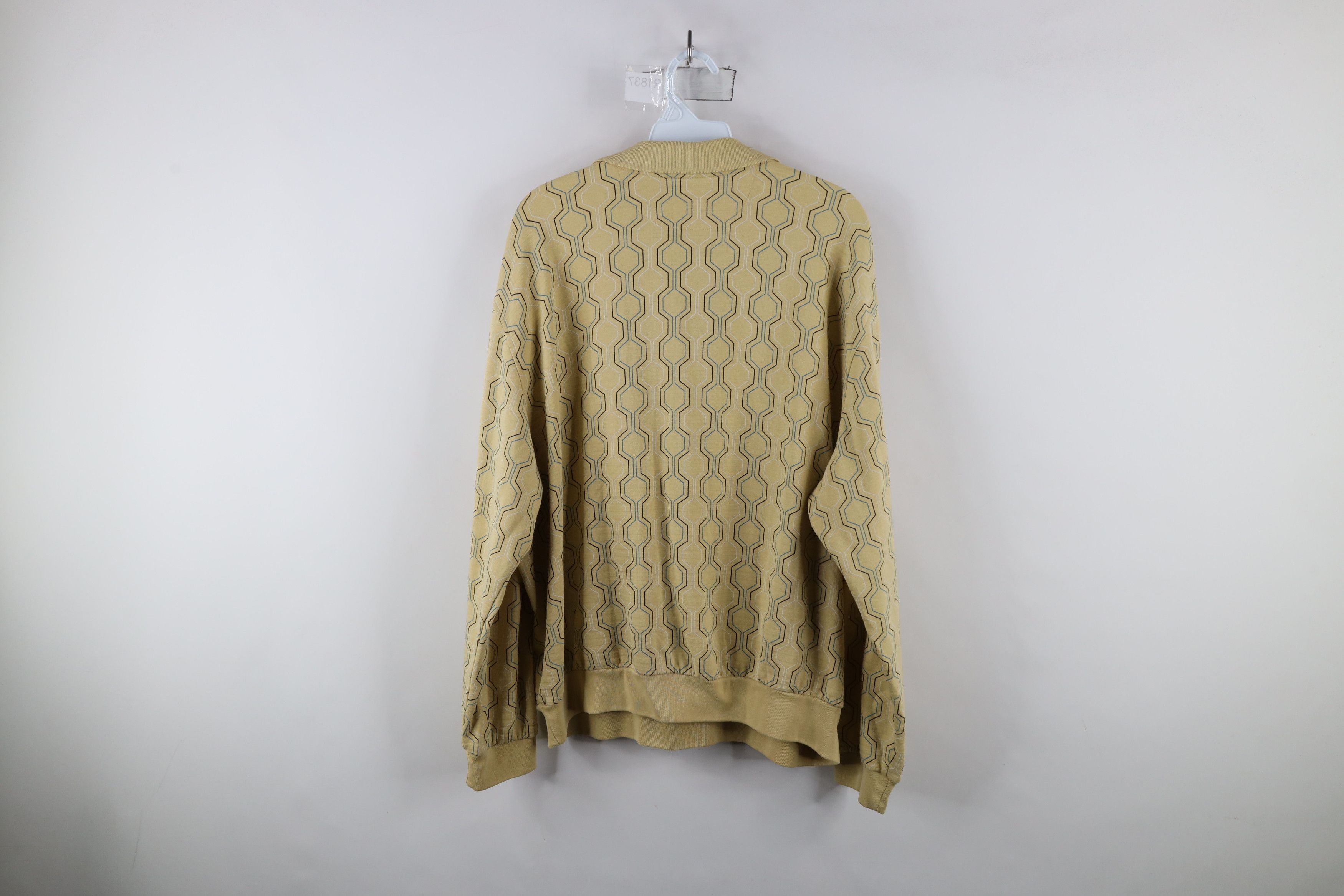 Vintage Vintage 90s Streetwear Collared Long Sleeve Pullover Polo Size US XXL / EU 58 / 5 - 9 Thumbnail