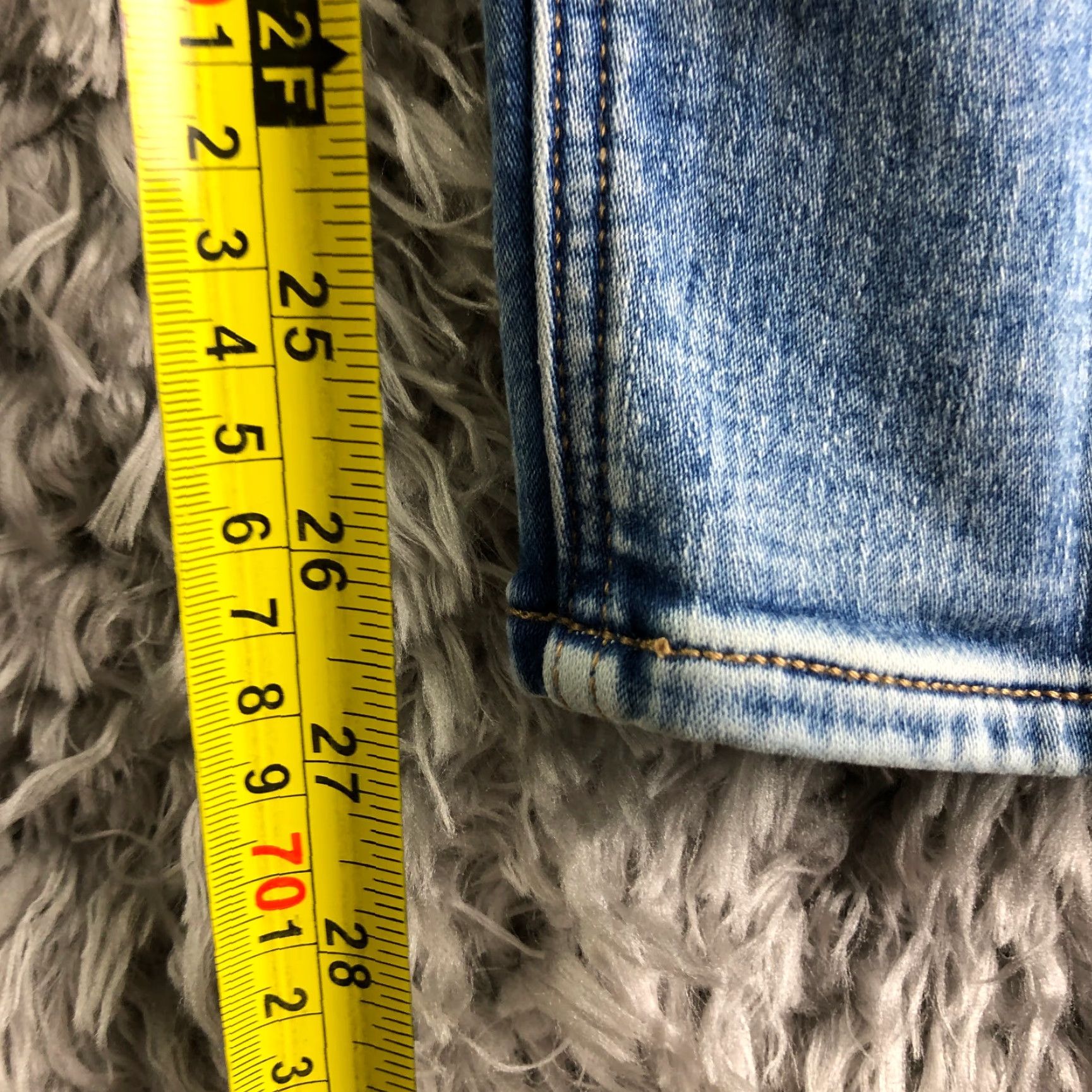 Old Navy Old Navy Rockstar Womens Jeans Size 10 High Rise Skinny Medium Wash Blue Denim Size 32" / US 10 / IT 46 - 3 Thumbnail
