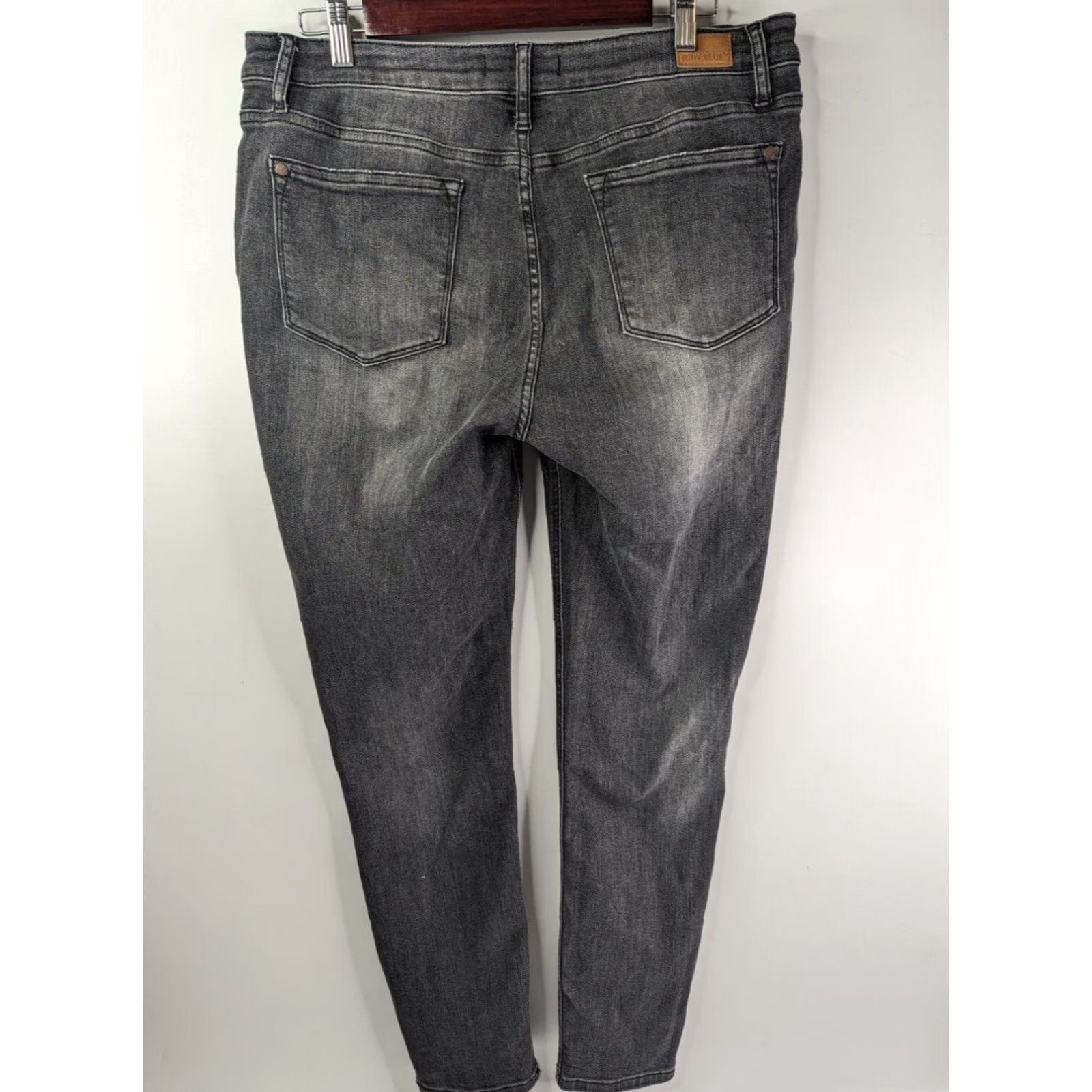 Denime Judy Blue Jeans Womens 15/32 Skinny Fit Grey Wash Denim JB8858 Los Angeles Size 36" / US 14 / IT 50 - 4 Thumbnail