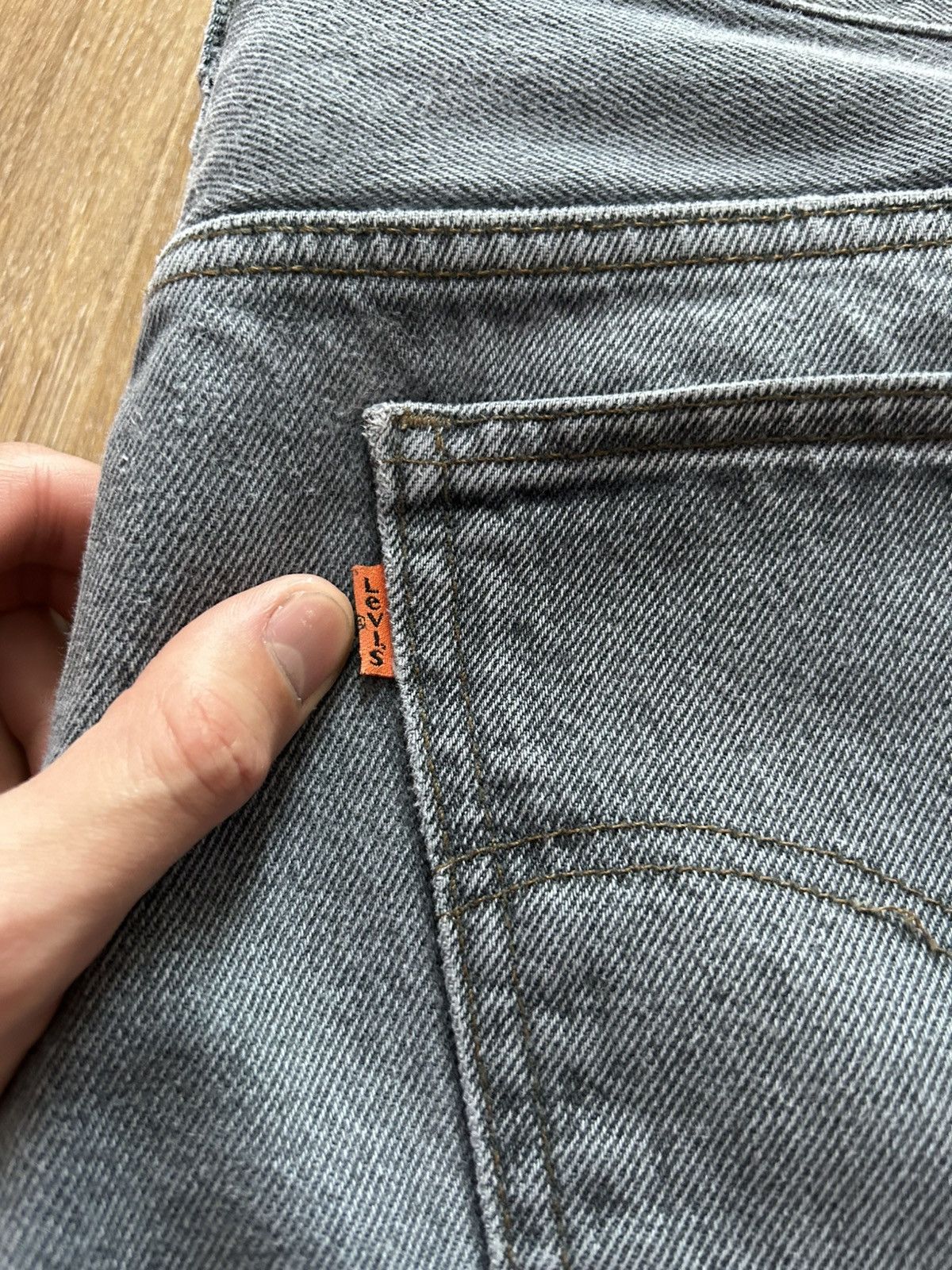 Levi's × Levi's Vintage Clothing × Vintage 🔥VINTAGE BAGGY LEVIS 615 ASH GRAY DENIM JEANS 1997🔥 Size US 38 / EU 54 - 11 Thumbnail