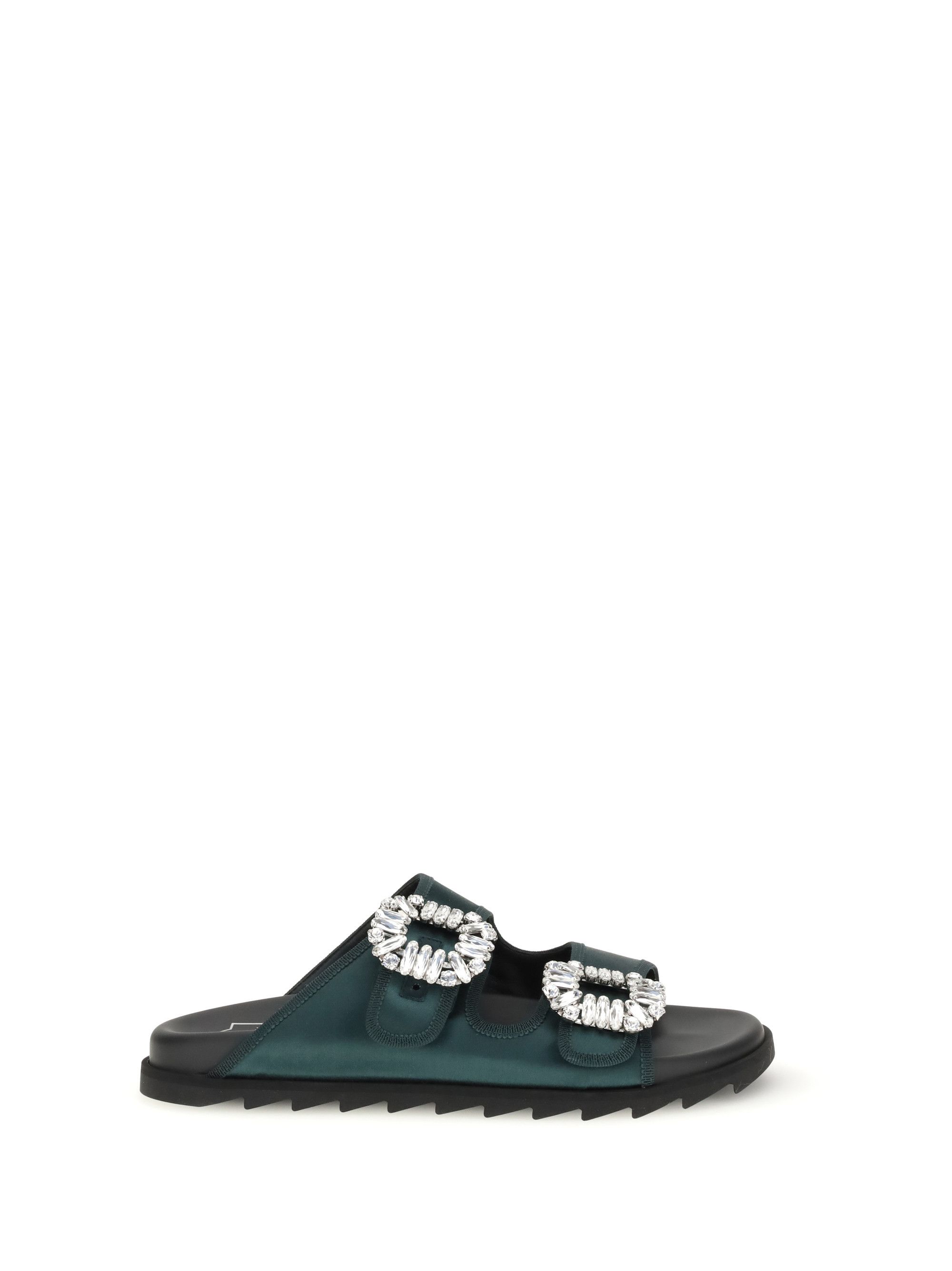 Roger Vivier Slidy Viv Sandals with strass Size US 6 / IT 36 - 1 Thumbnail