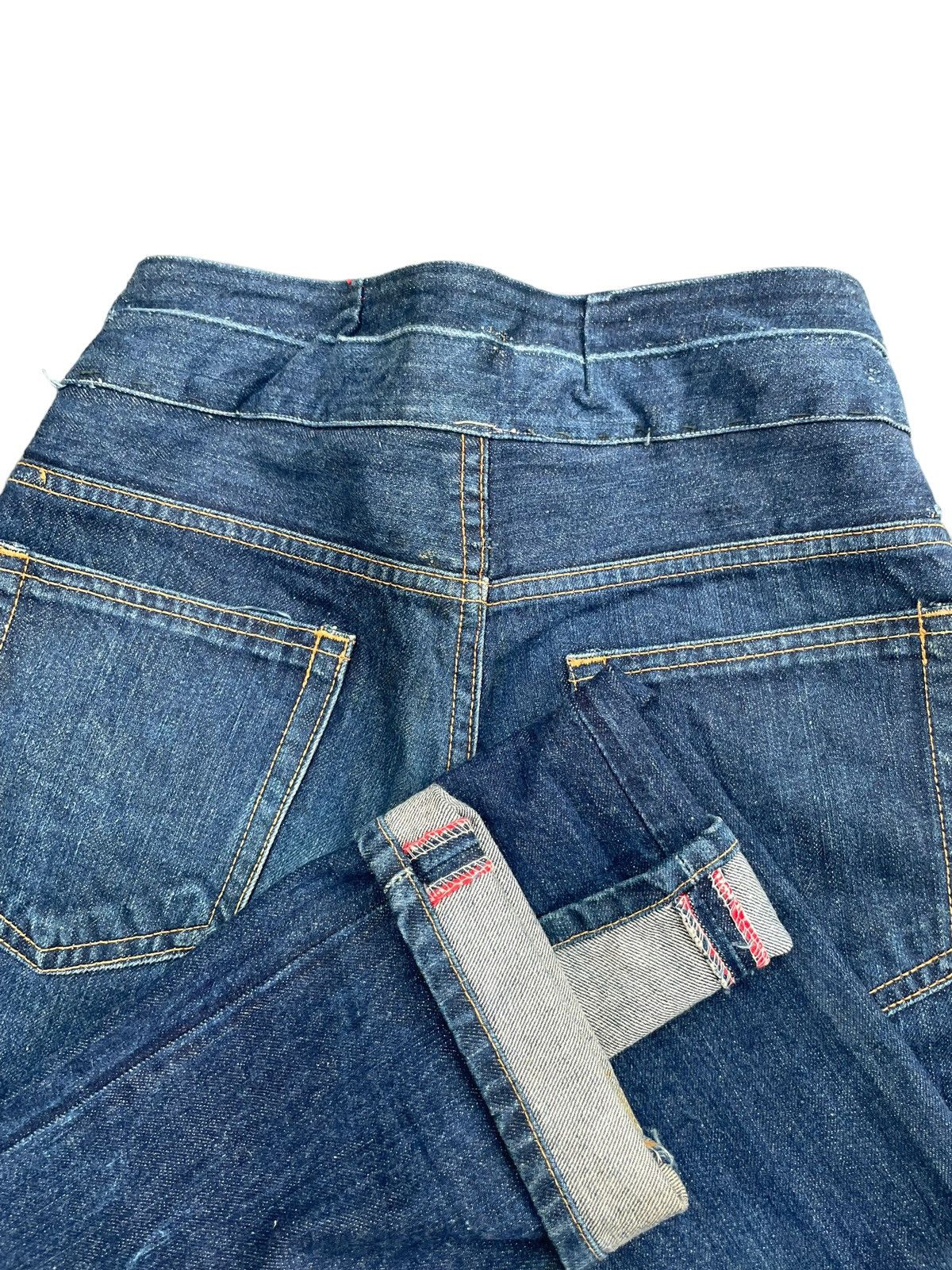 Japanese Brand × Vintage Vintage Unknown Selvedge Rework Denim Size 27" / US 4 / IT 40 - 12 Thumbnail