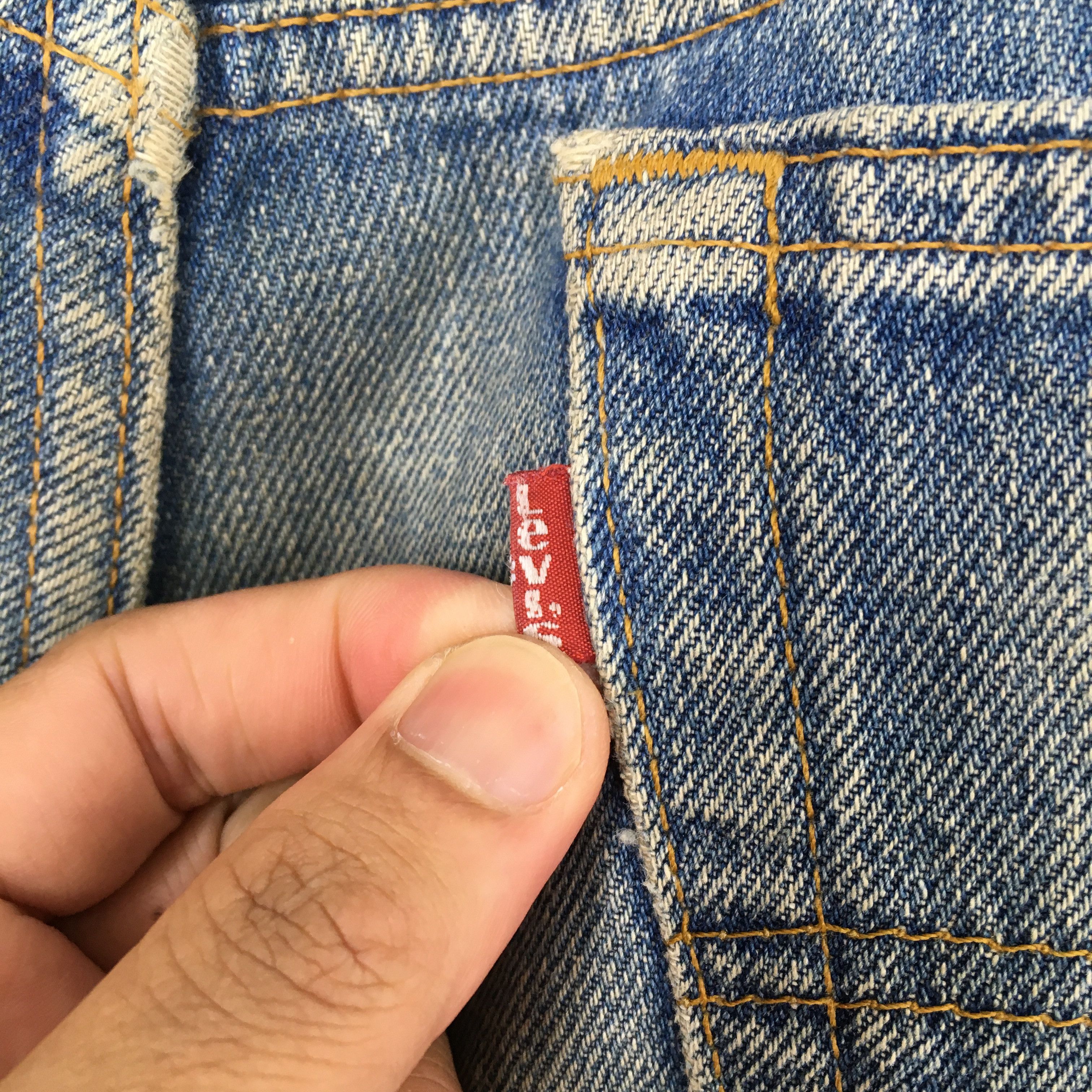 Size 34x34.5 Vintage Levi's 501XX Blue Stone Washed Jeans