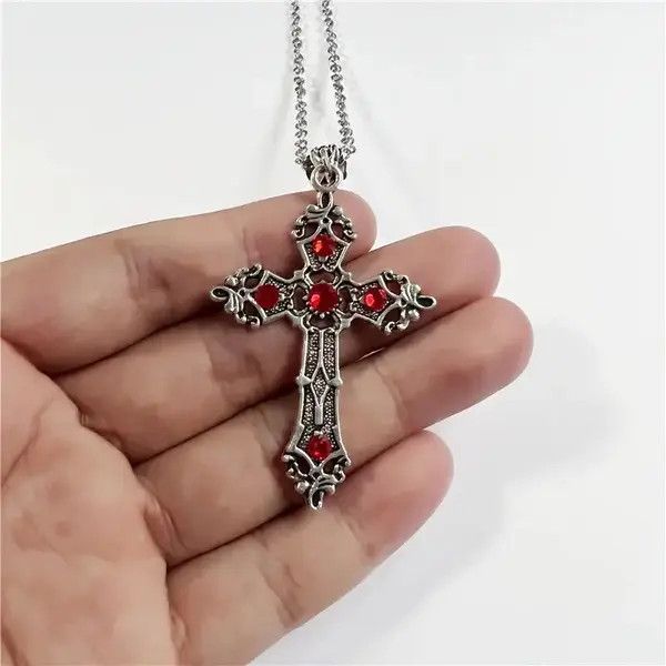 Jewelry Katsuragi x Kino Gothic Crucifix Pendant Necklace Size ONE SIZE - 5 Thumbnail