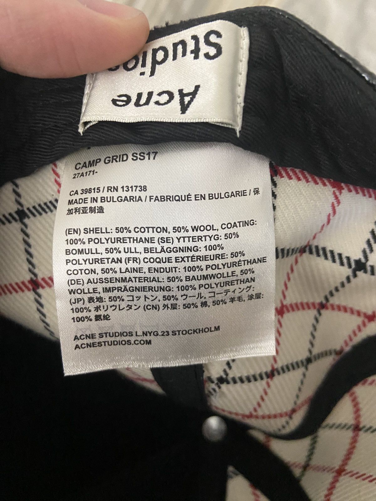 Acne Studios Acne studios ball cap Size ONE SIZE - 3 Thumbnail