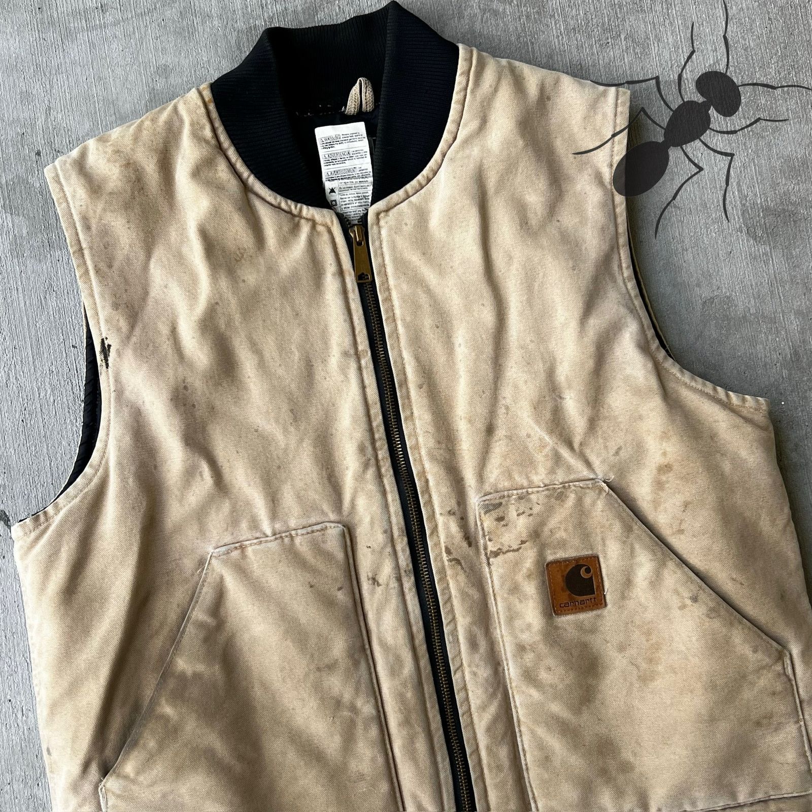 Carhartt × Vintage Carhartt V02 WET brown work wear vest Size US L / EU 52-54 / 3 - 2 Thumbnail