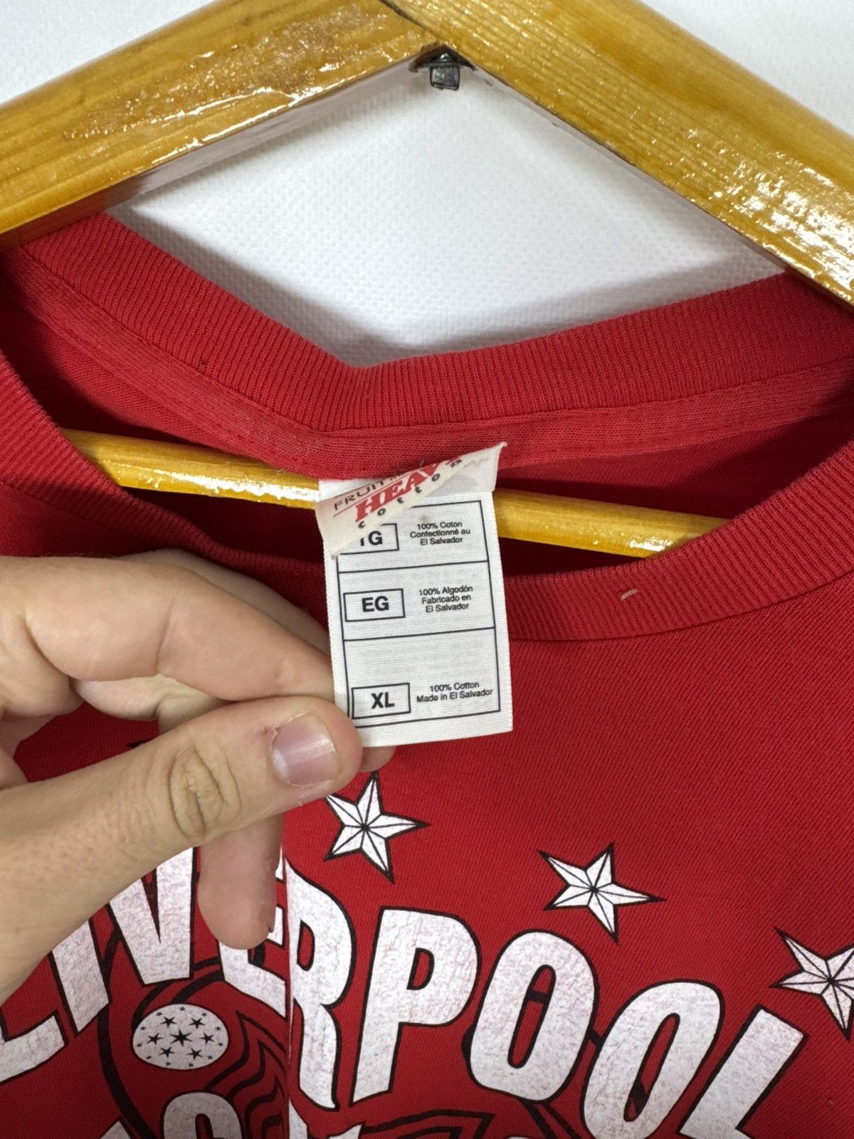 Fruit Of The Loom Vintage 00’s FC Liverpool Soccer Football Iconic T-Shirt Size US XL / EU 56 / 4 - 9 Thumbnail