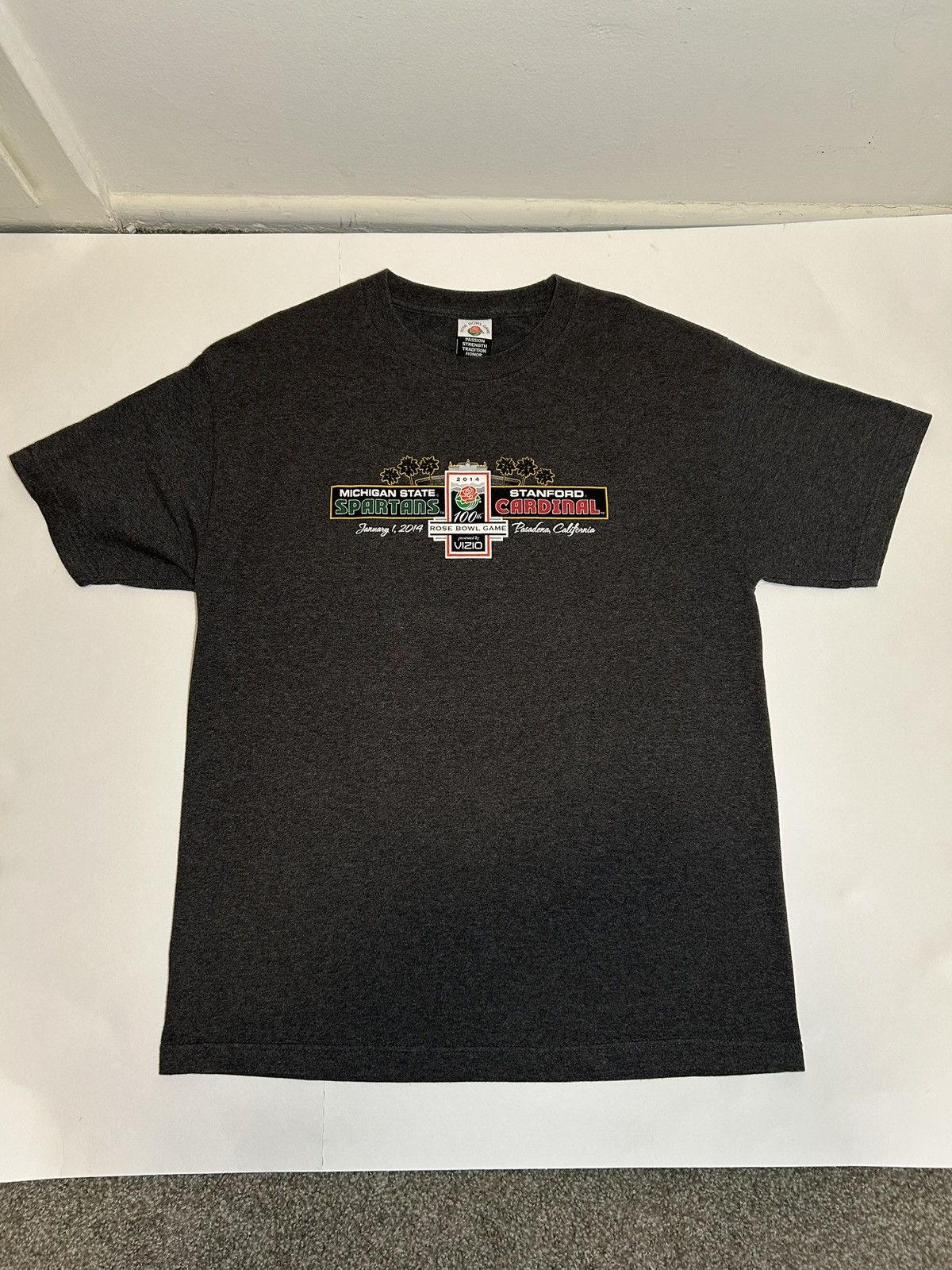Other *OFFICIAL* 100th Rose Bowl Spartans Vs Cardinals 2014 Tee Size US L / EU 52-54 / 3 - 5 Thumbnail