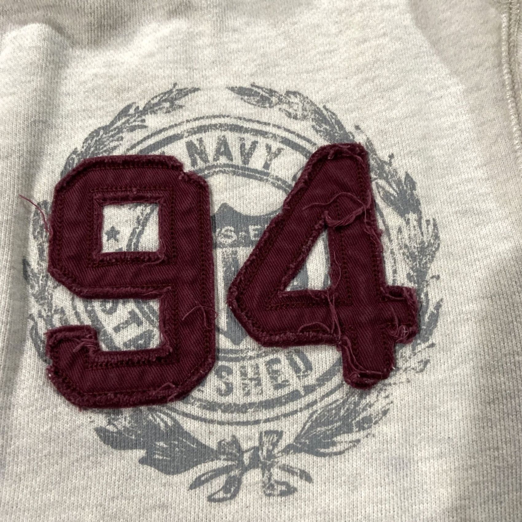 Vintage VINTAGE Old Navy Gray Zip Up Jacket Lettering 90s Logo Full Zip Men M Abercrombie Size US M / EU 48-50 / 2 - 2 Thumbnail